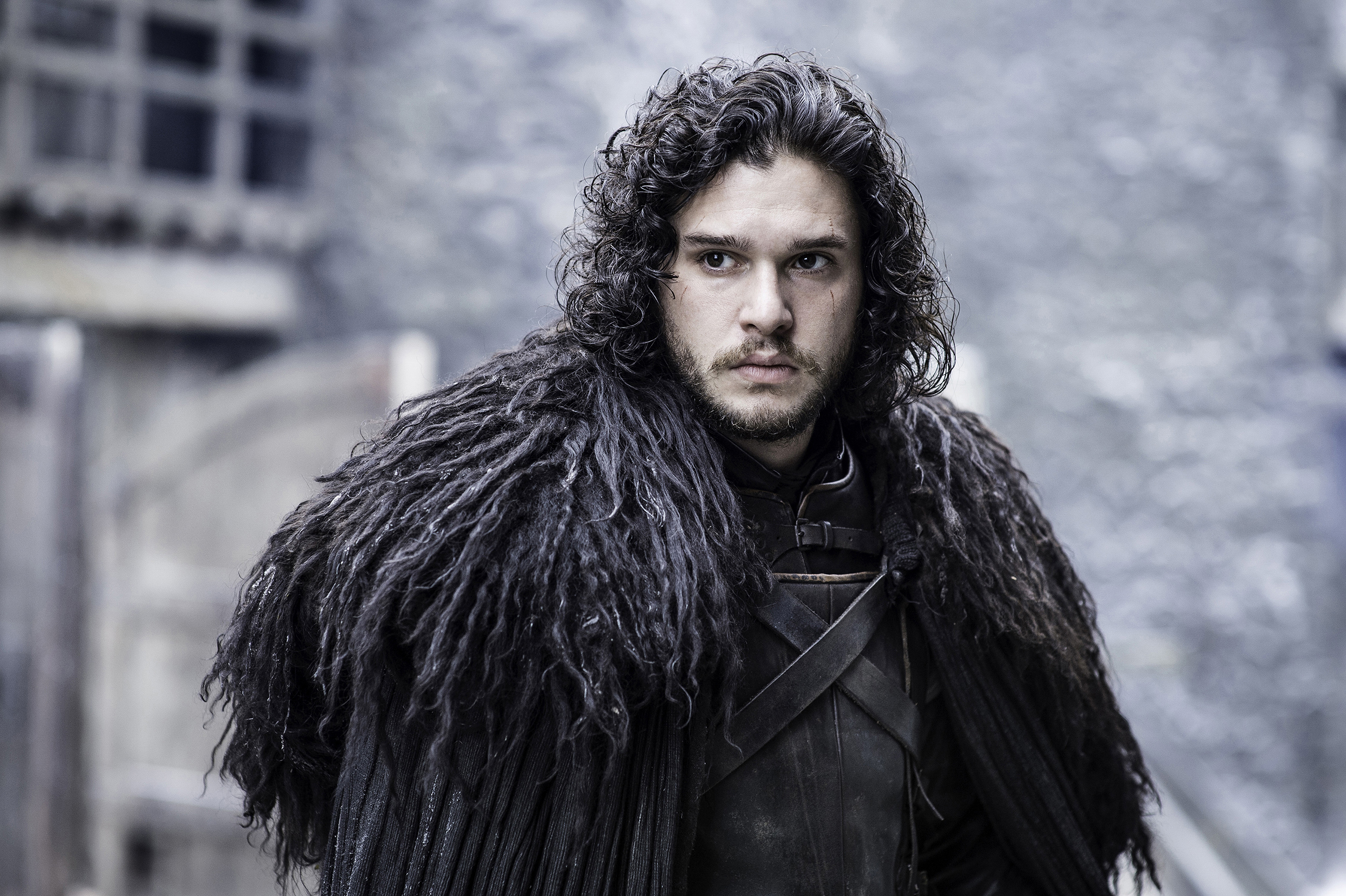 Kit Harington as Jon Snow in Game of Thrones.