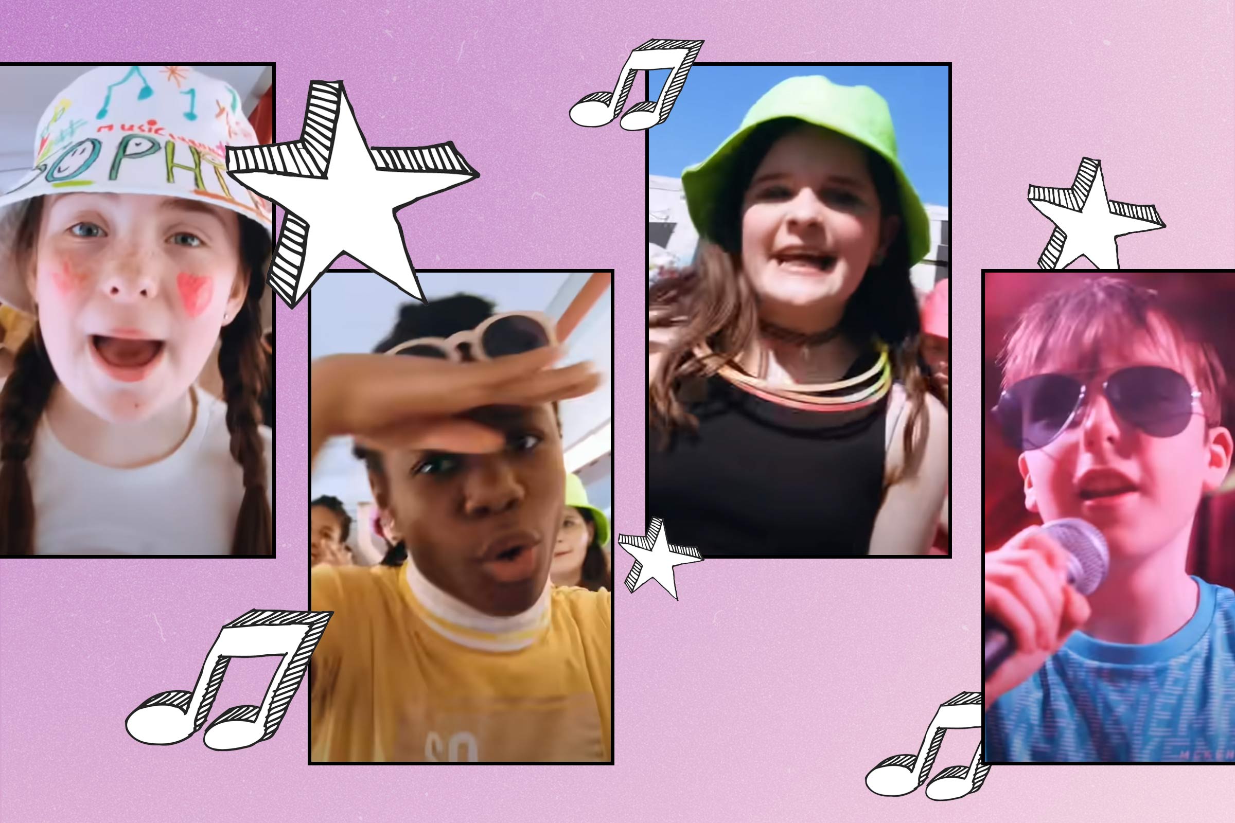 Stills from the music video for "The Spark" by Rhyme Island, released by Creative Ireland.
