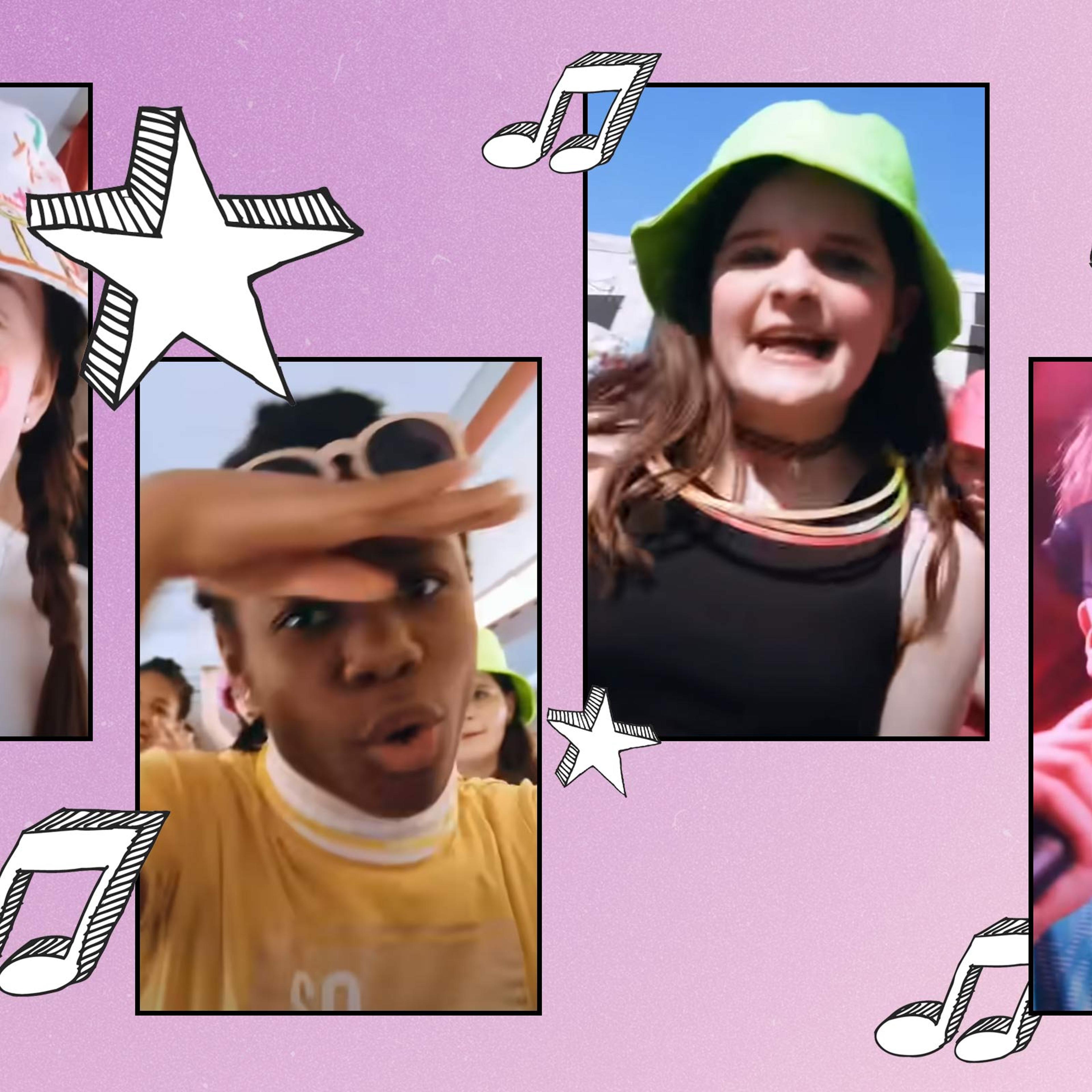 Stills from the music video for "The Spark" by Rhyme Island, released by Creative Ireland.