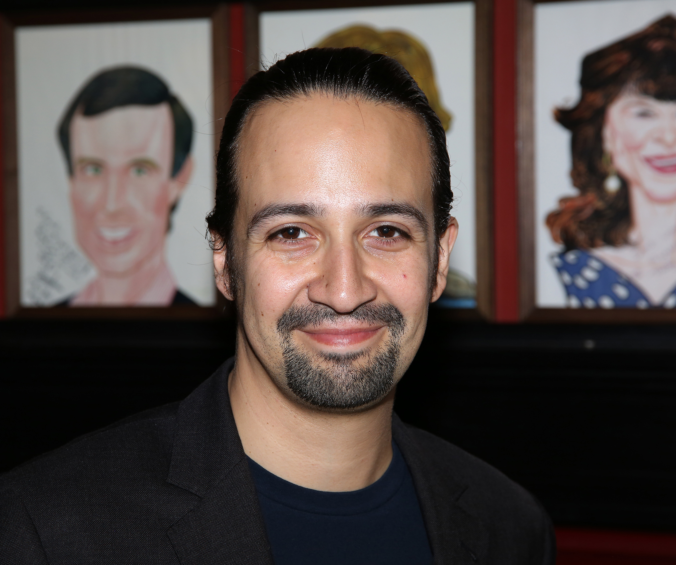 Lin-Manuel Miranda attends the Lin-Manuel Miranda 'Hamilton' Sardi's Portrait unveiling at Sardi's on May 19, 2016 in New York City.