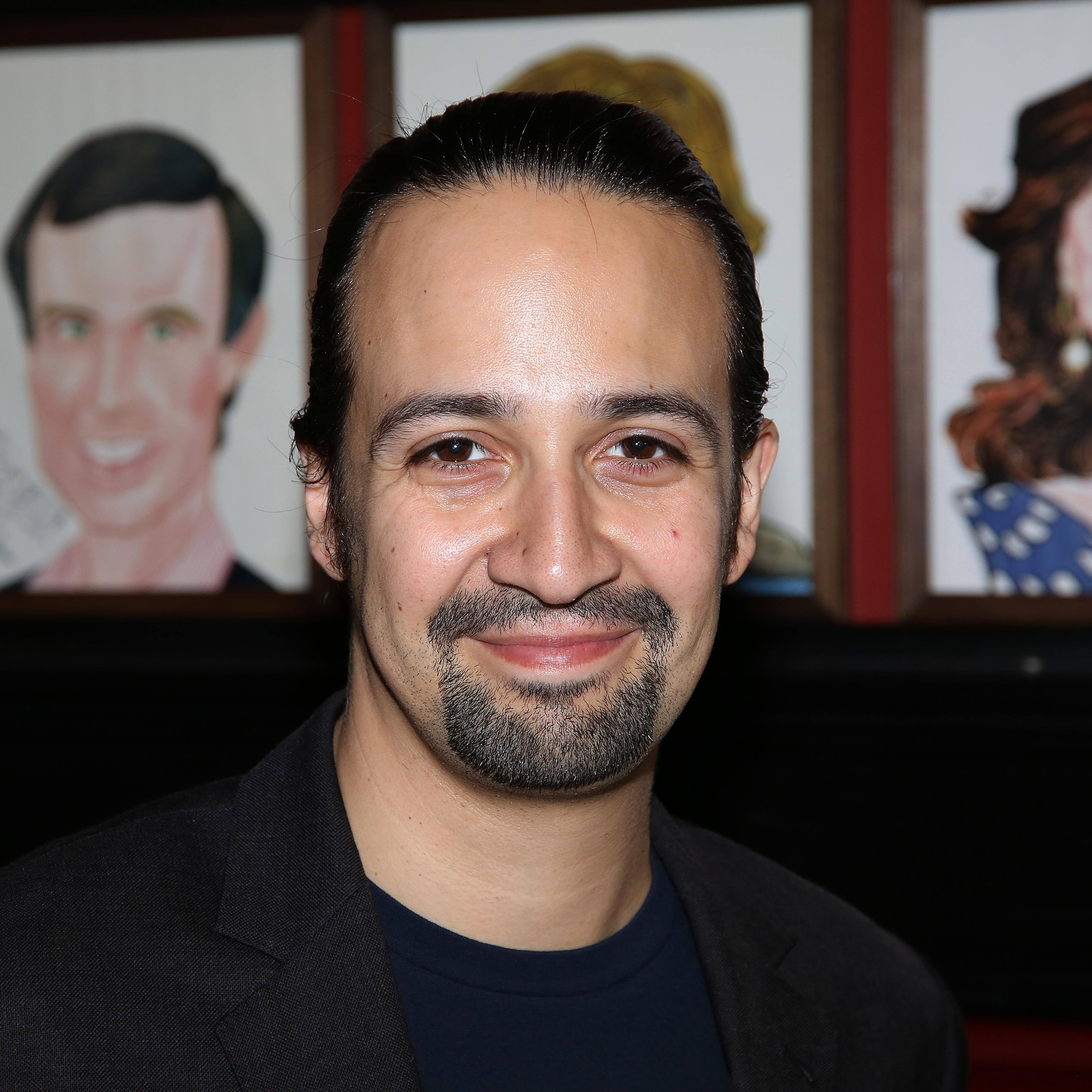 Lin-Manuel Miranda attends the Lin-Manuel Miranda 'Hamilton' Sardi's Portrait unveiling at Sardi's on May 19, 2016 in New York City.