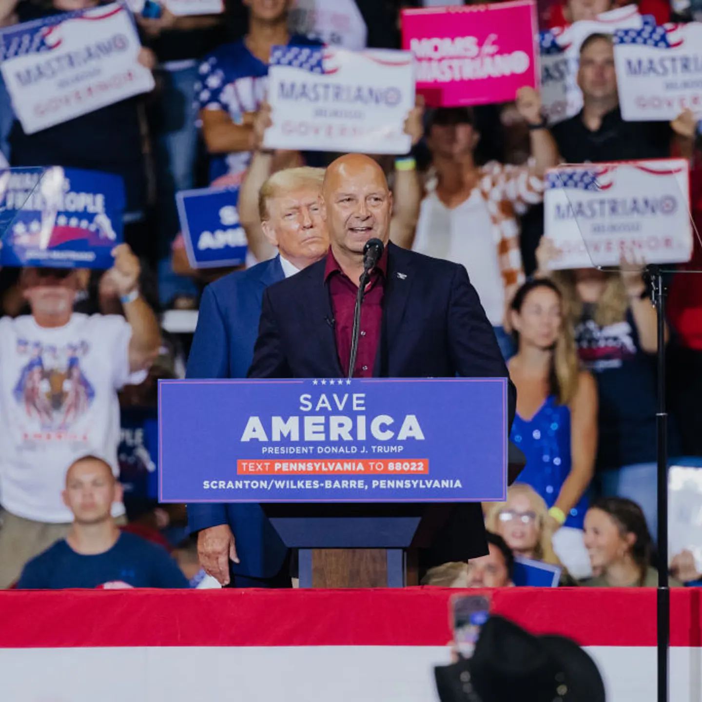 Former President Trump Holds Rally In Support Of 'Pennsylvania Trump Ticket'