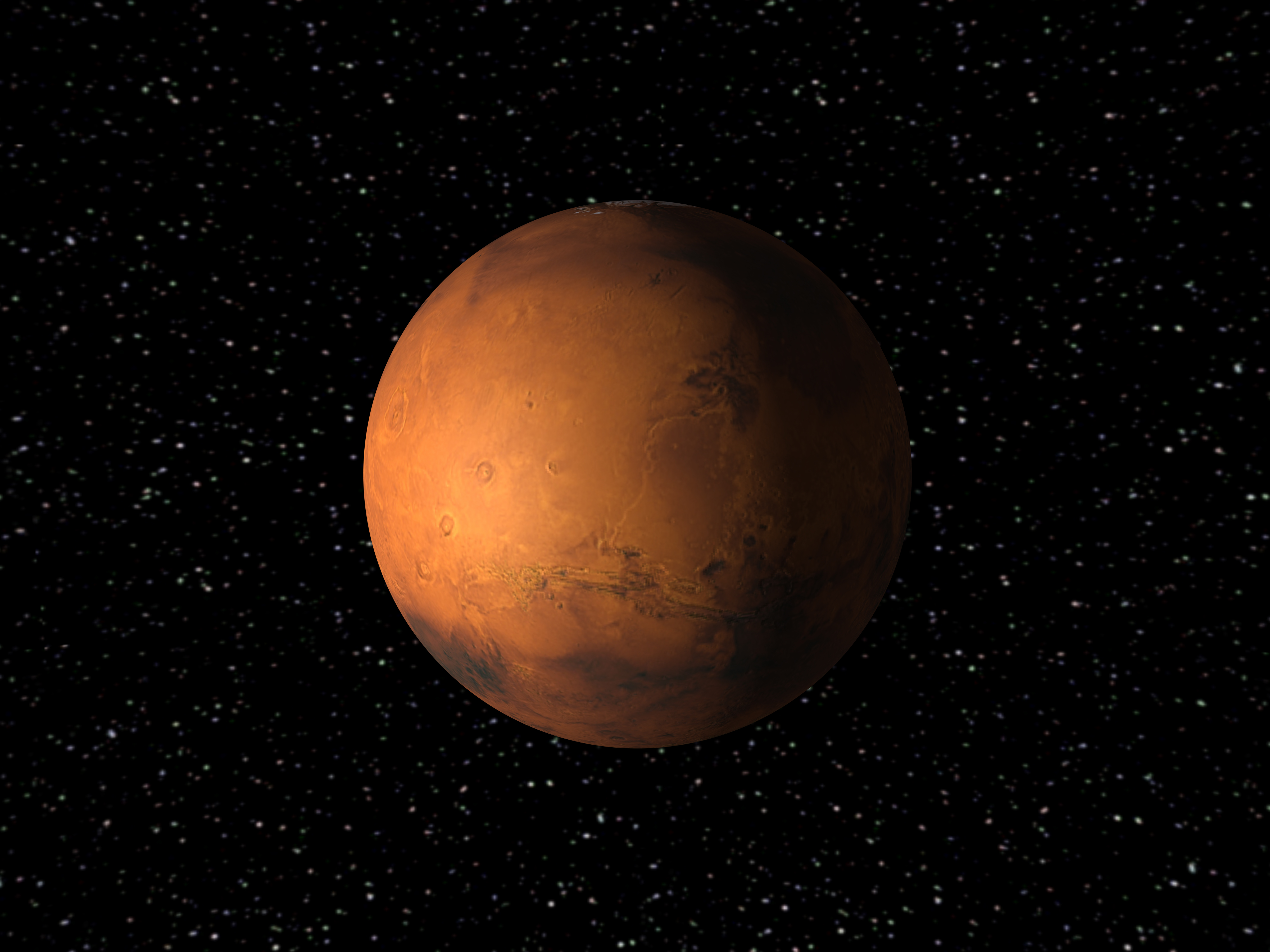 Mars from space
