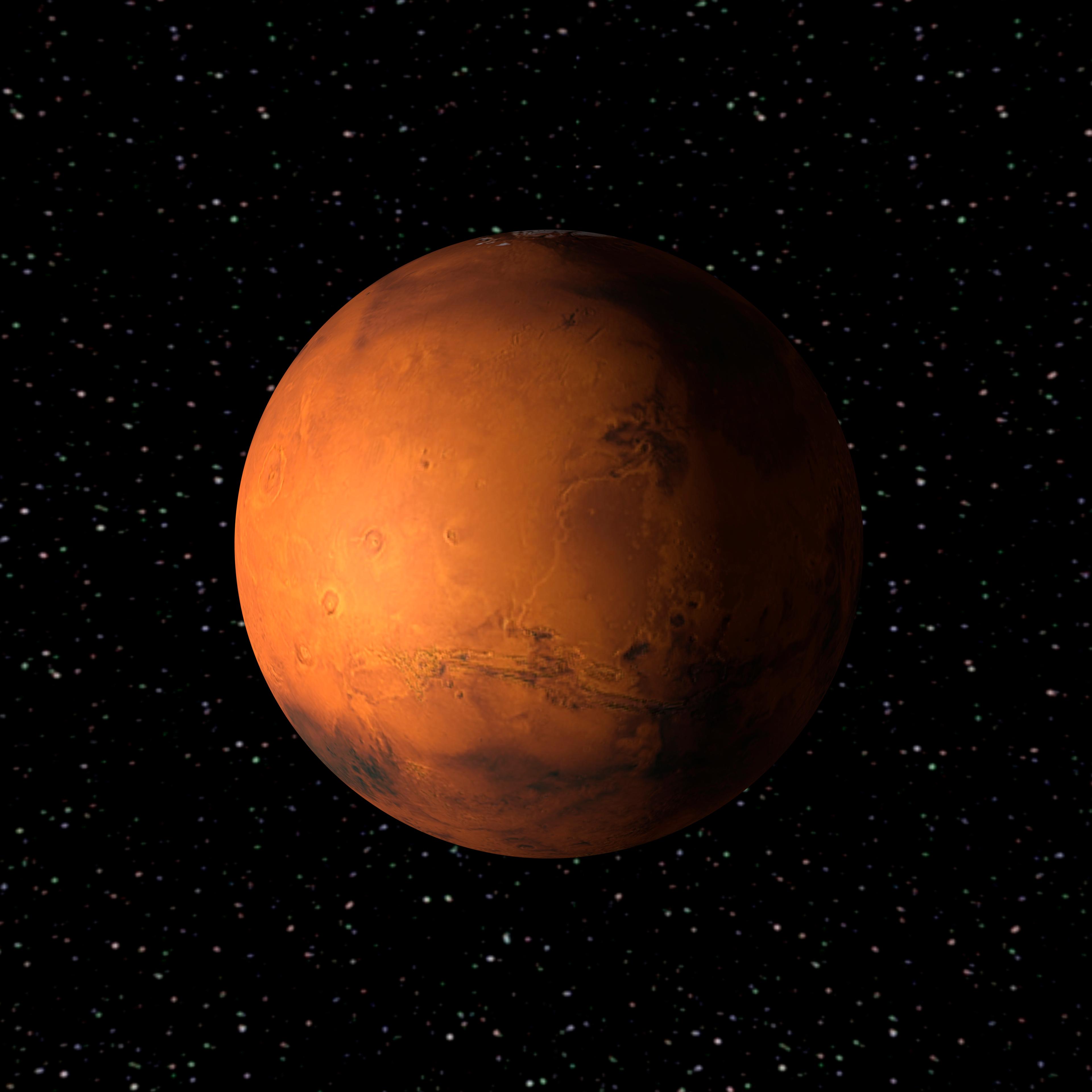 Mars from space