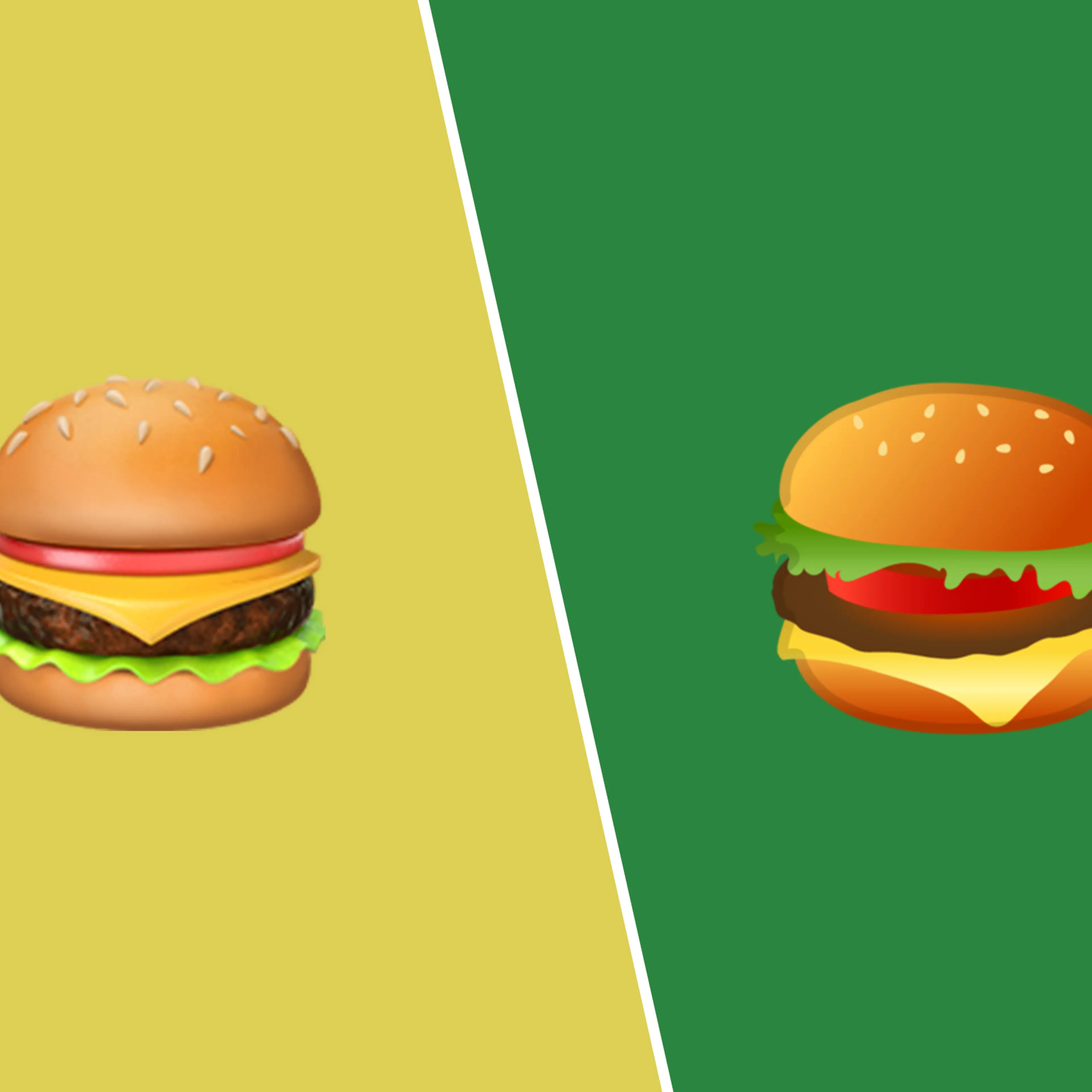 Google Cheeseburger Emoji