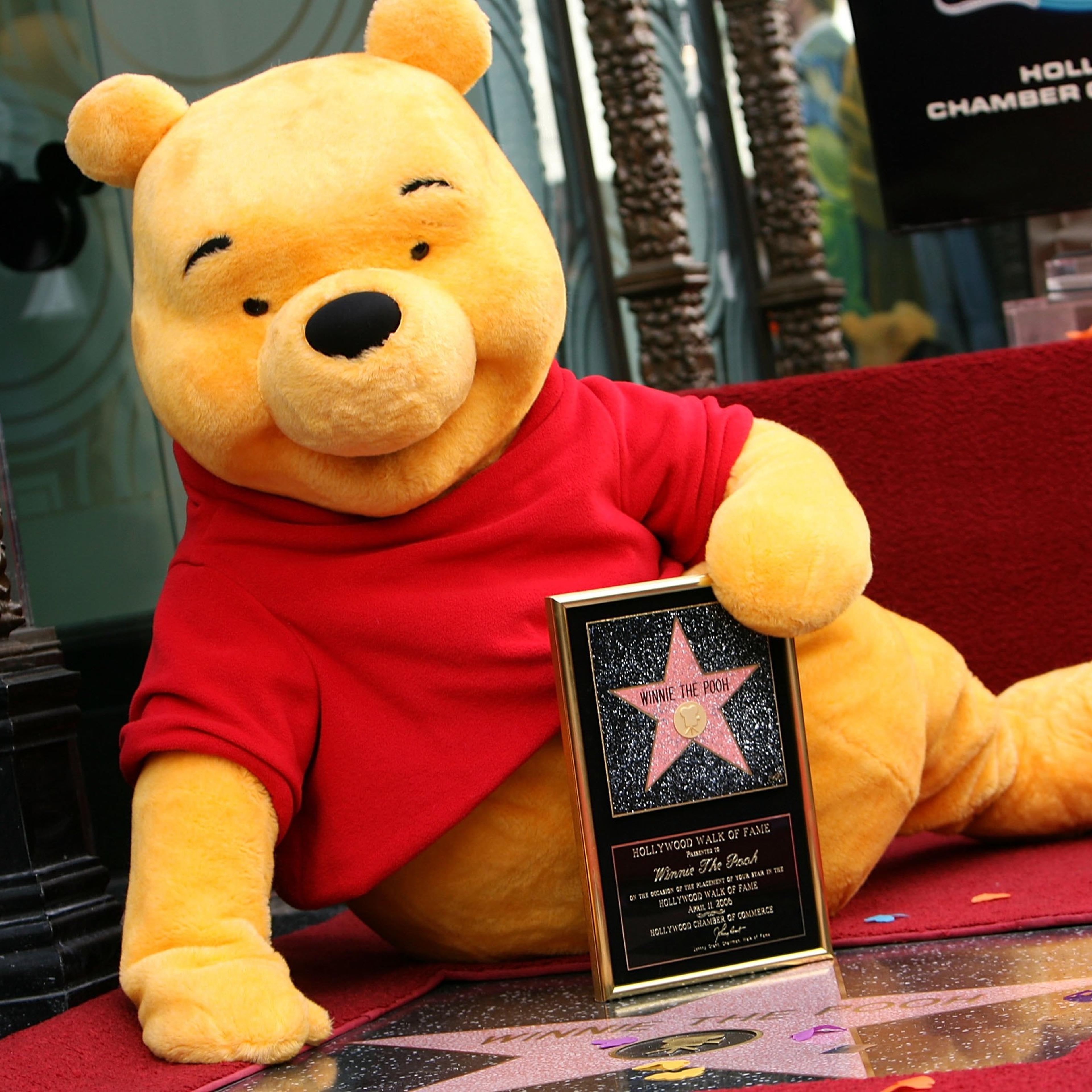 Winnie The Pooh Receives A Star On Hollywood Walk of Fame