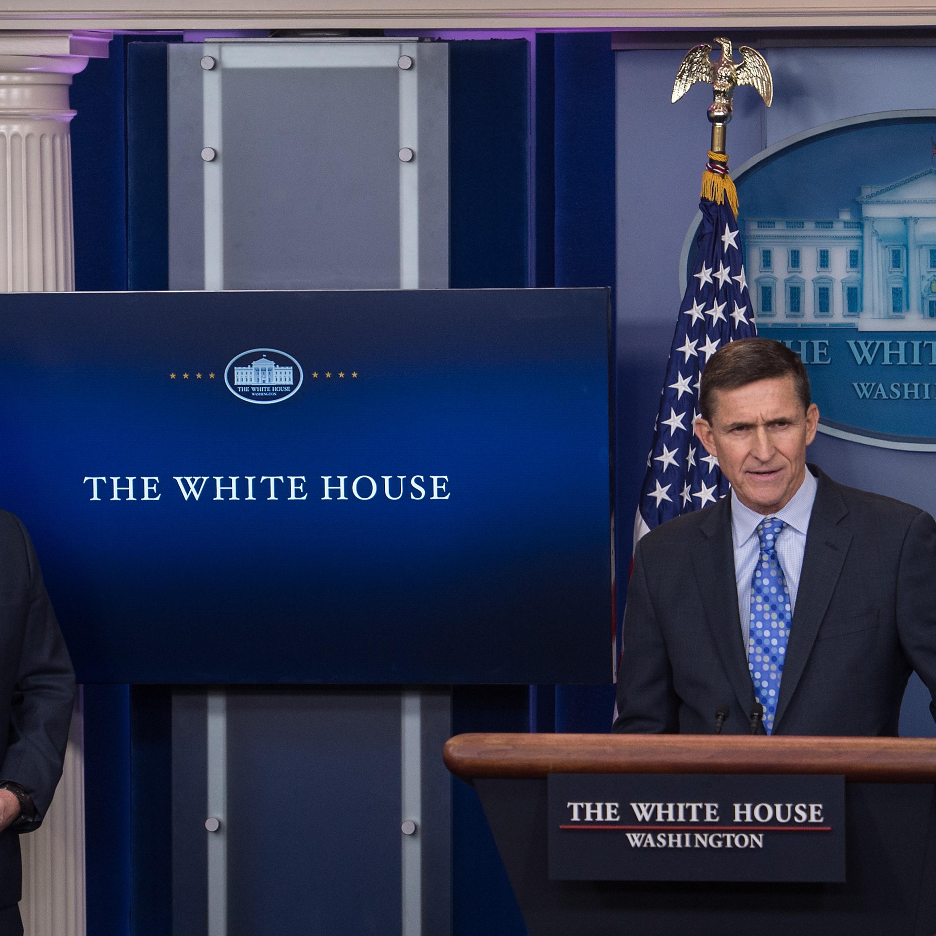 US-POLITICS-TRUMP-FLYNN-BRIEFING