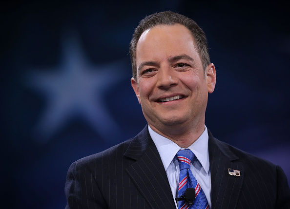 Chairman of the Republican National Committee Reince Priebus participates in a discussion during CPAC 2016 March 4, 2016 in National Harbor, Maryland.