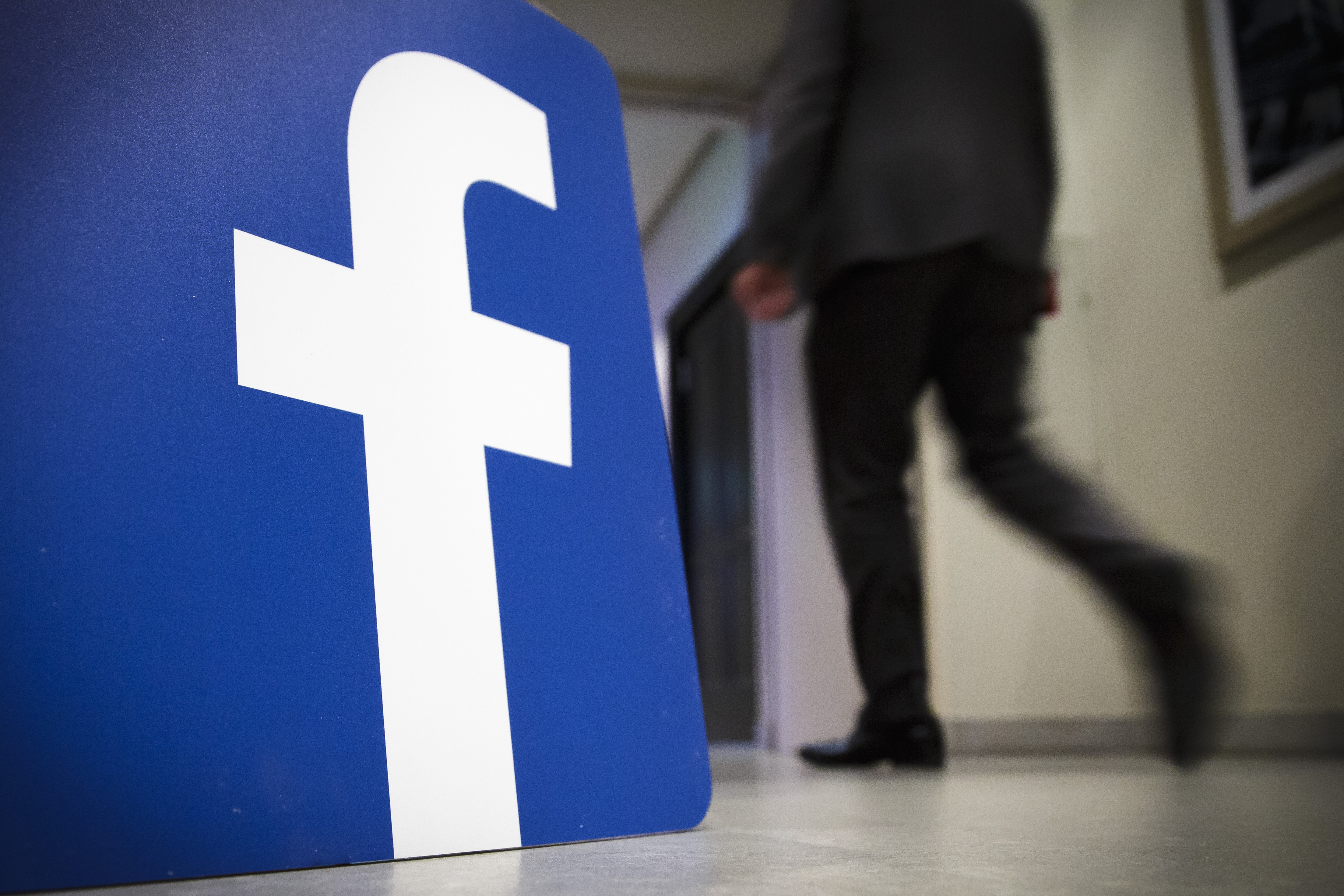 Company Logo of facebook on January 18, 2016 in Berlin, Germany.