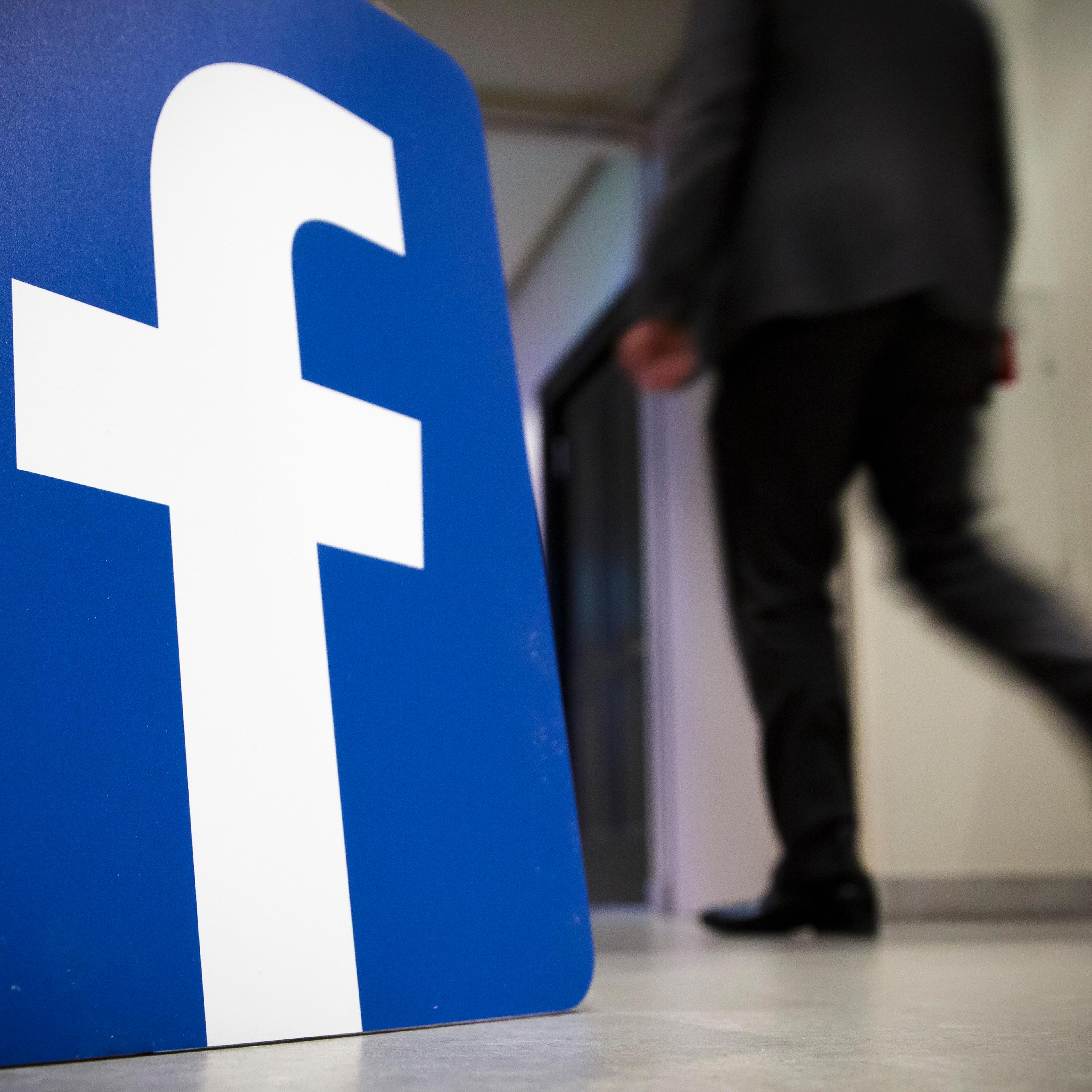 Company Logo of facebook on January 18, 2016 in Berlin, Germany.