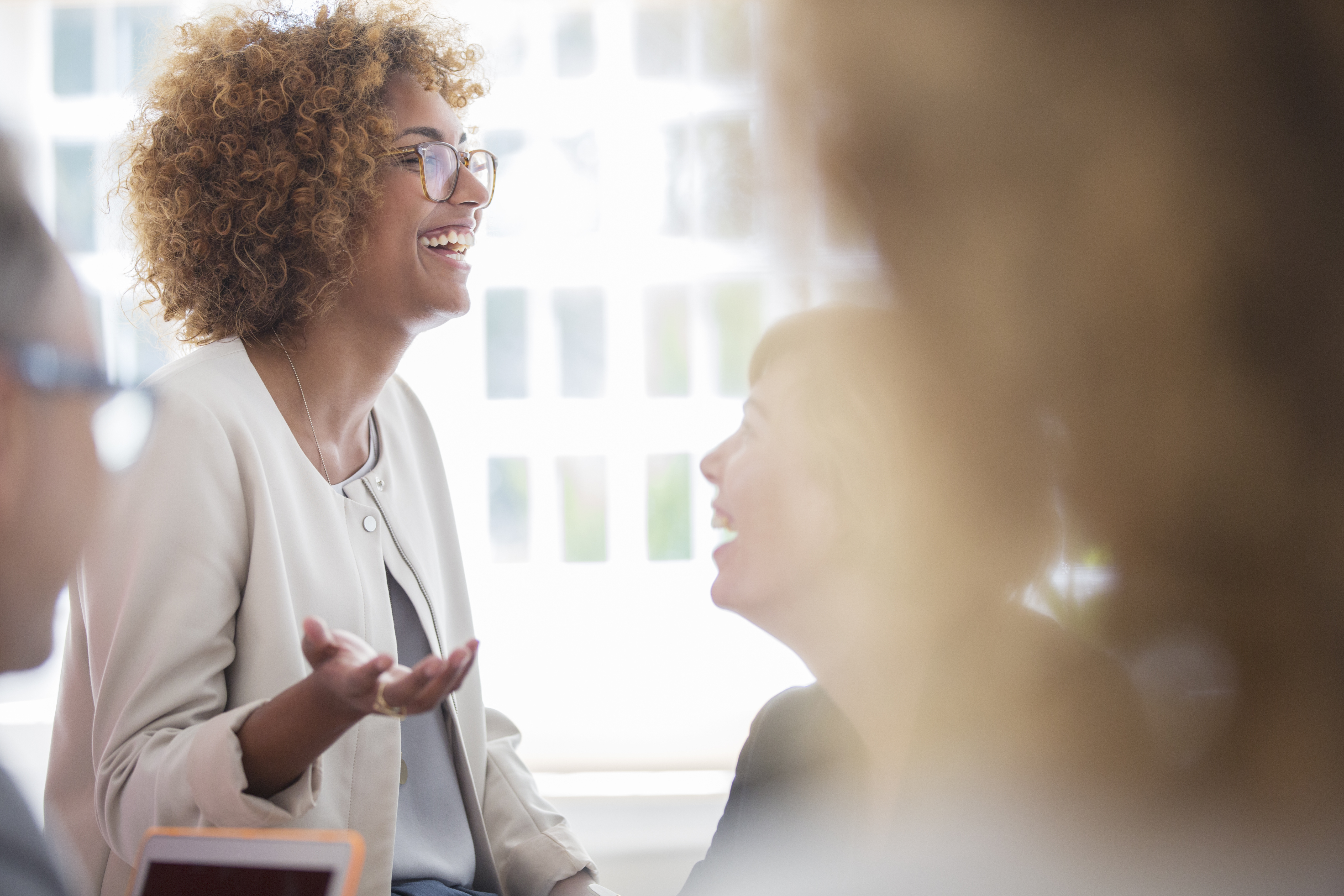 business-woman-talking-smiling