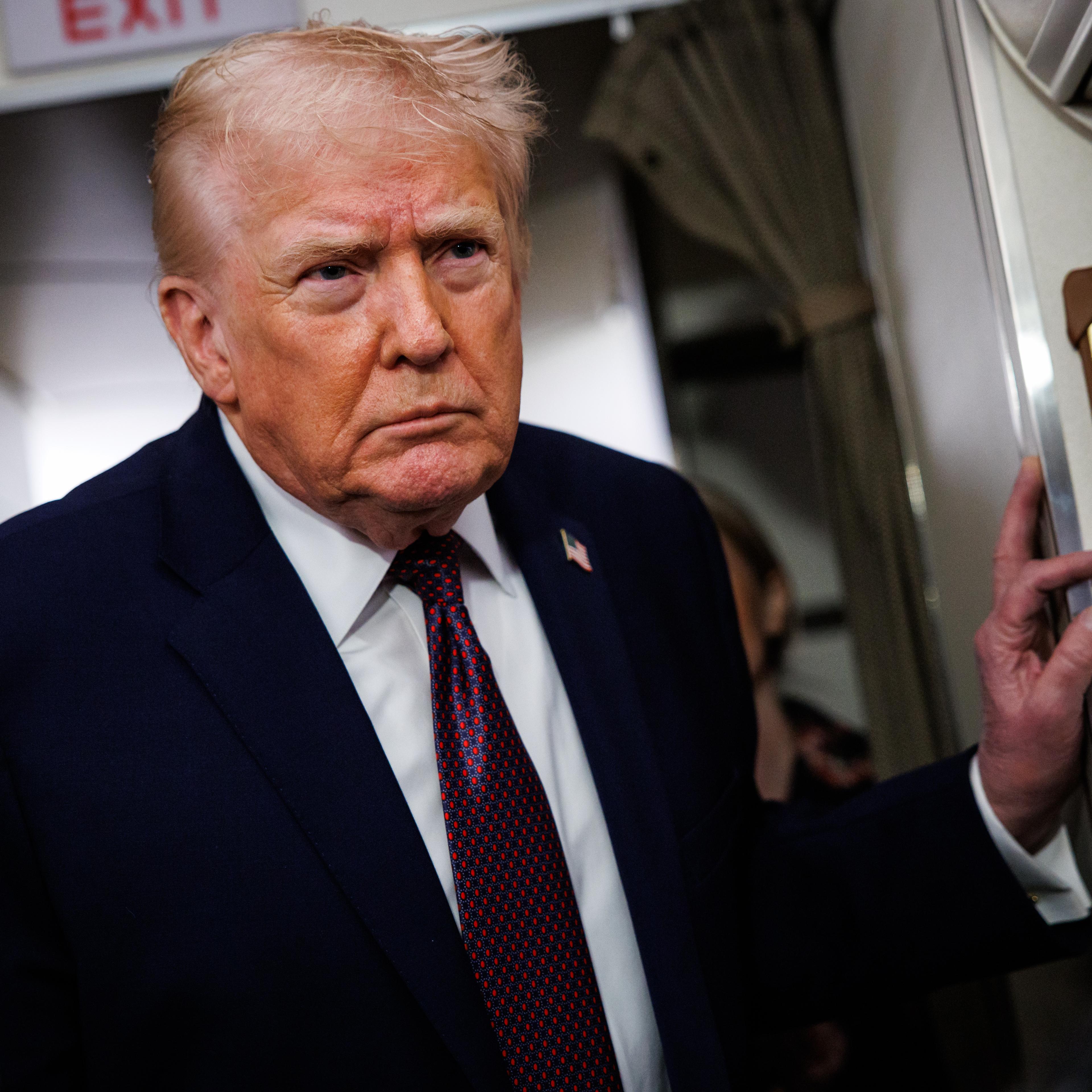 President Trump Spends Weekend At Mar-a-Lago In Palm Beach, Florida
