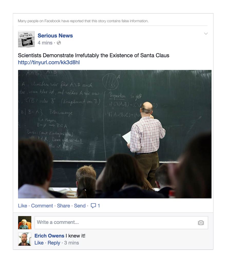Facebook's Going to Start Weeding Out Fake News Stories
