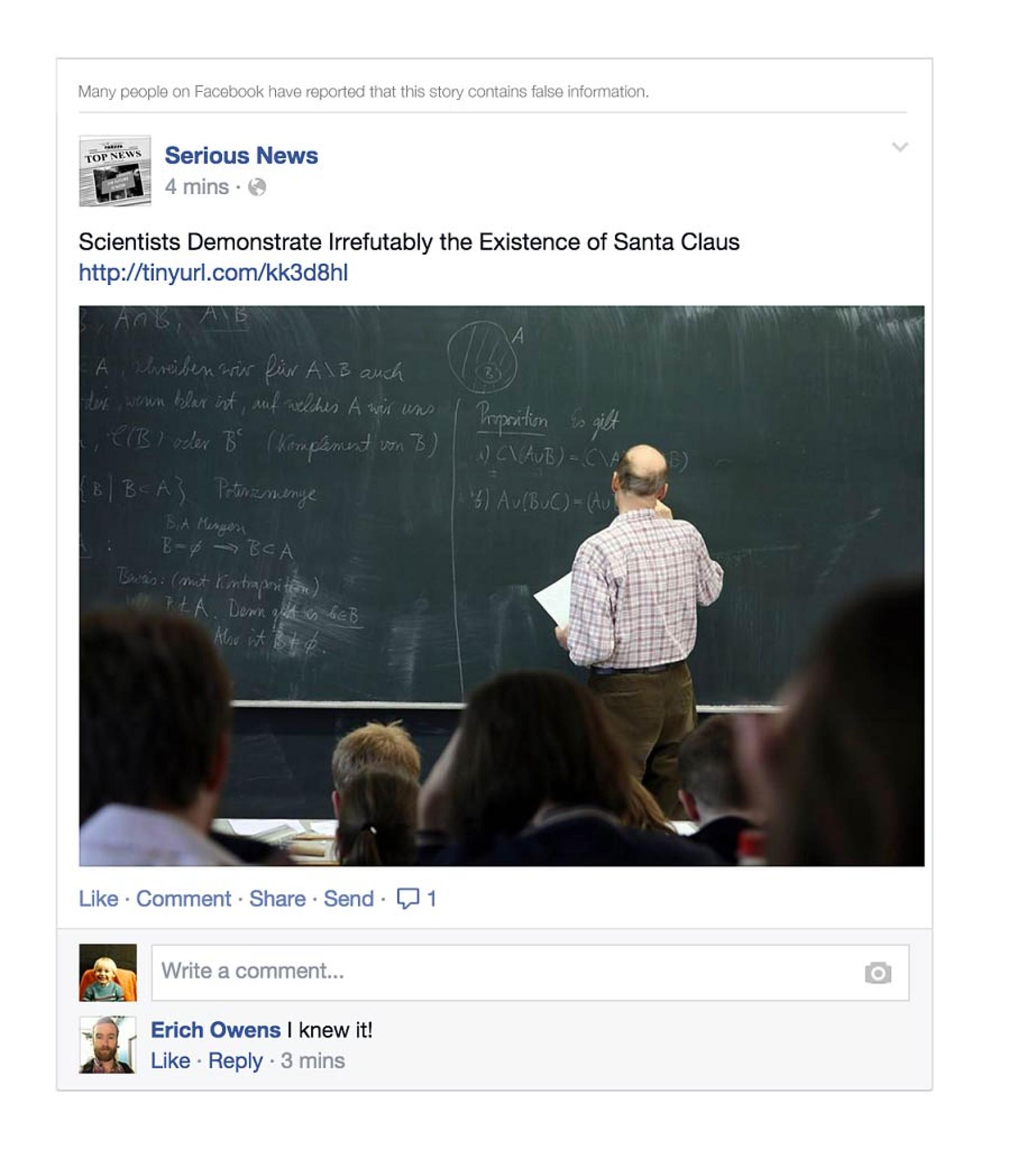 Fake Post Facebook Facebook's Going to Start Weeding Out Fake News Stories