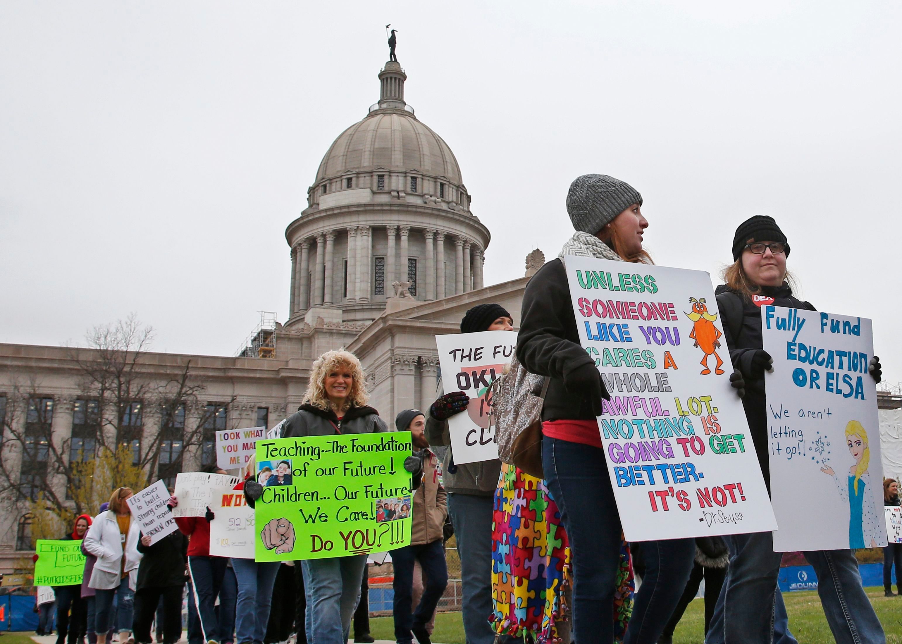 Teacher Walkout Oklahoma, Oklahoma City, USA - 02 Apr 2018