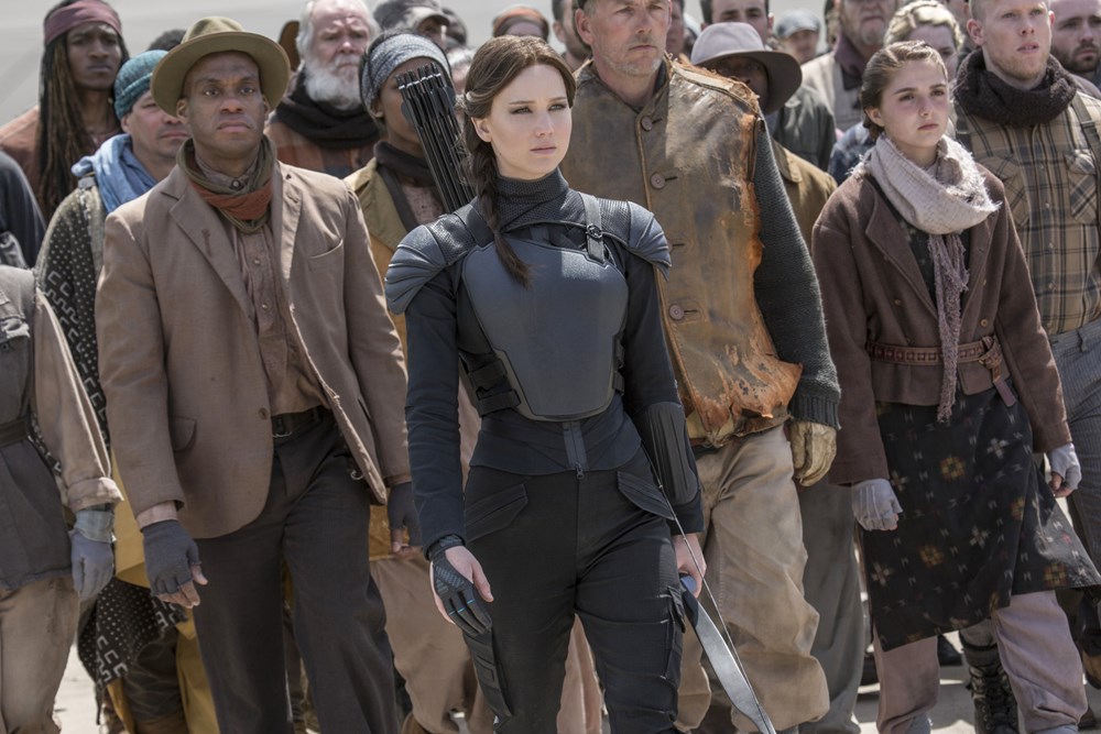 Jennifer Lawrence as Katniss Everdeen in "The Hunger Games: Mockingjay - Part 2."
