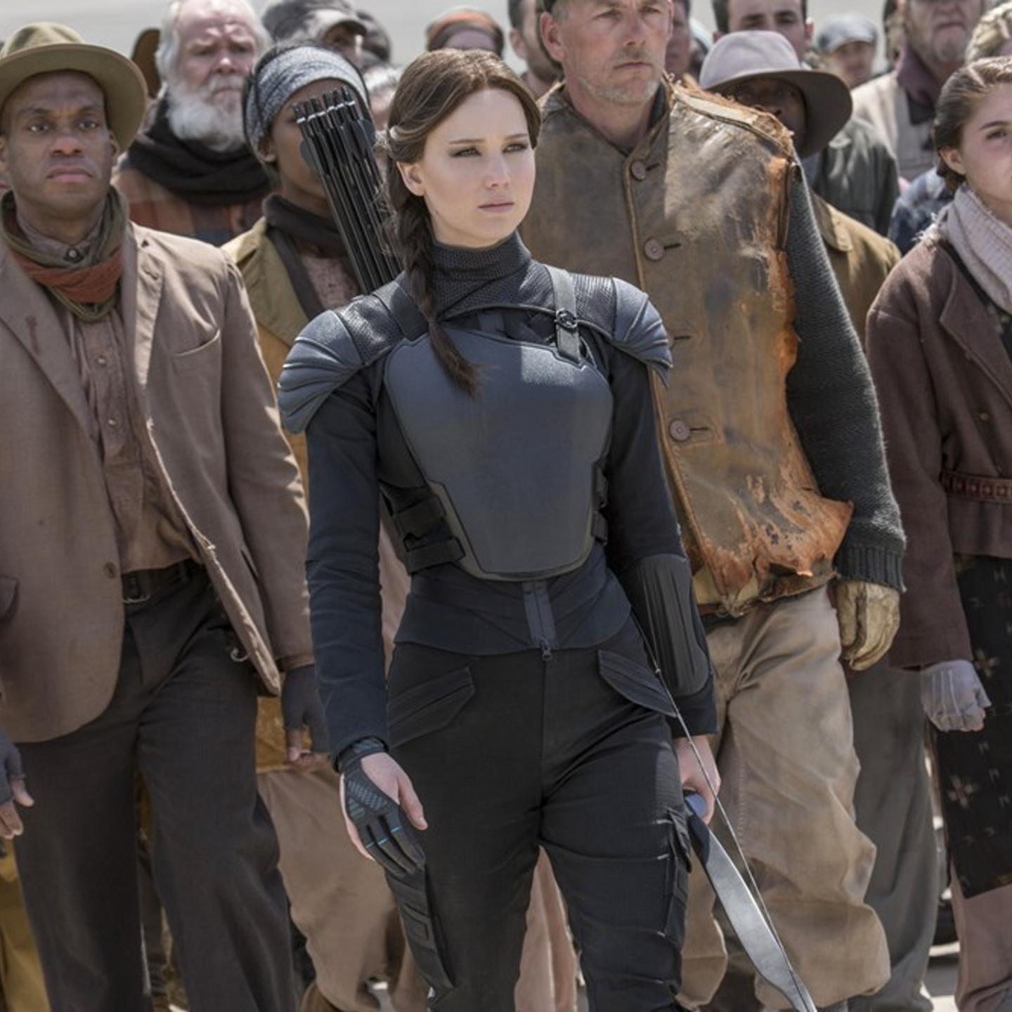 Jennifer Lawrence as Katniss Everdeen in "The Hunger Games: Mockingjay - Part 2."