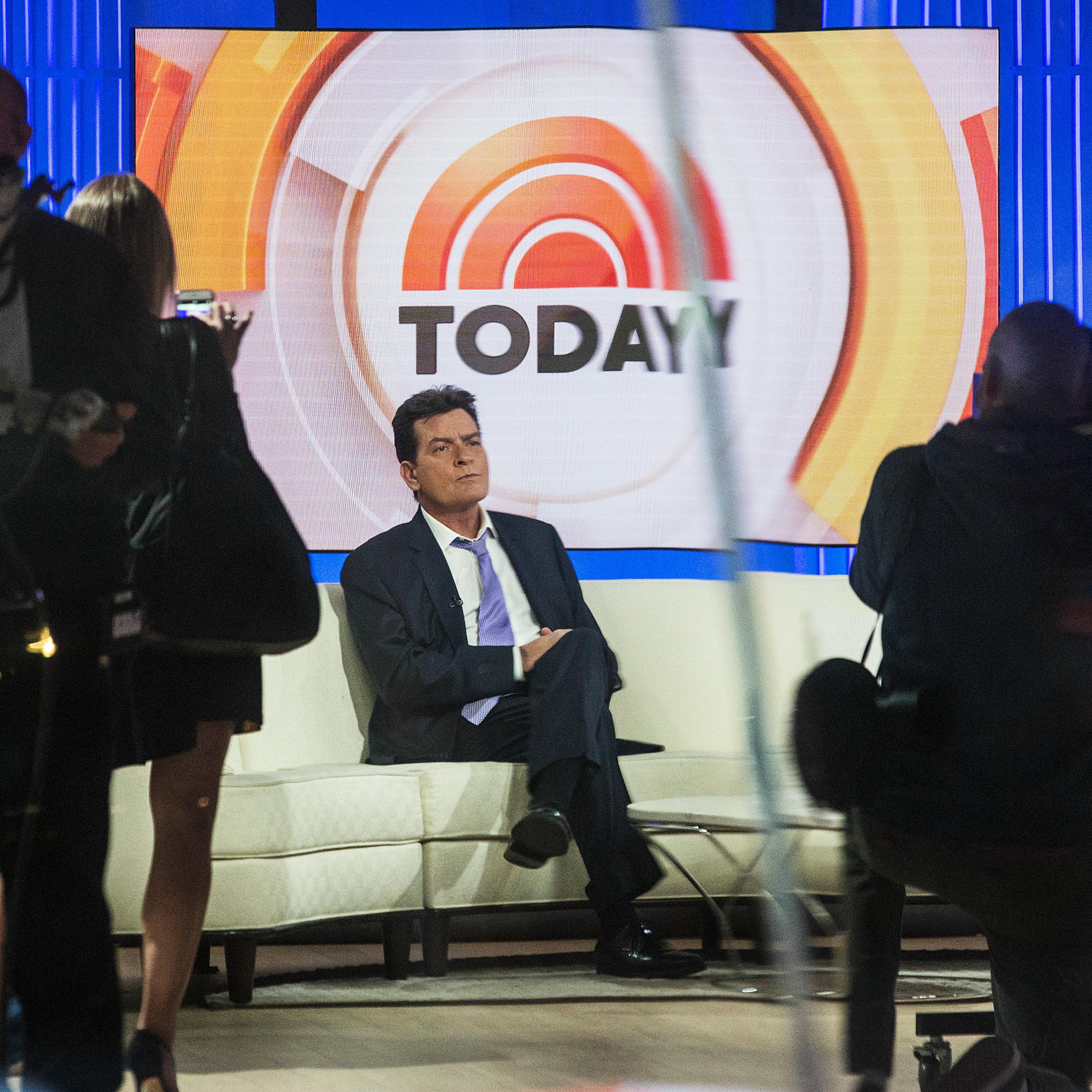 Actor Charlie Sheen revealed on NBC's Today Show that he is HIV positive on Nov. 17, 2015 in New York.