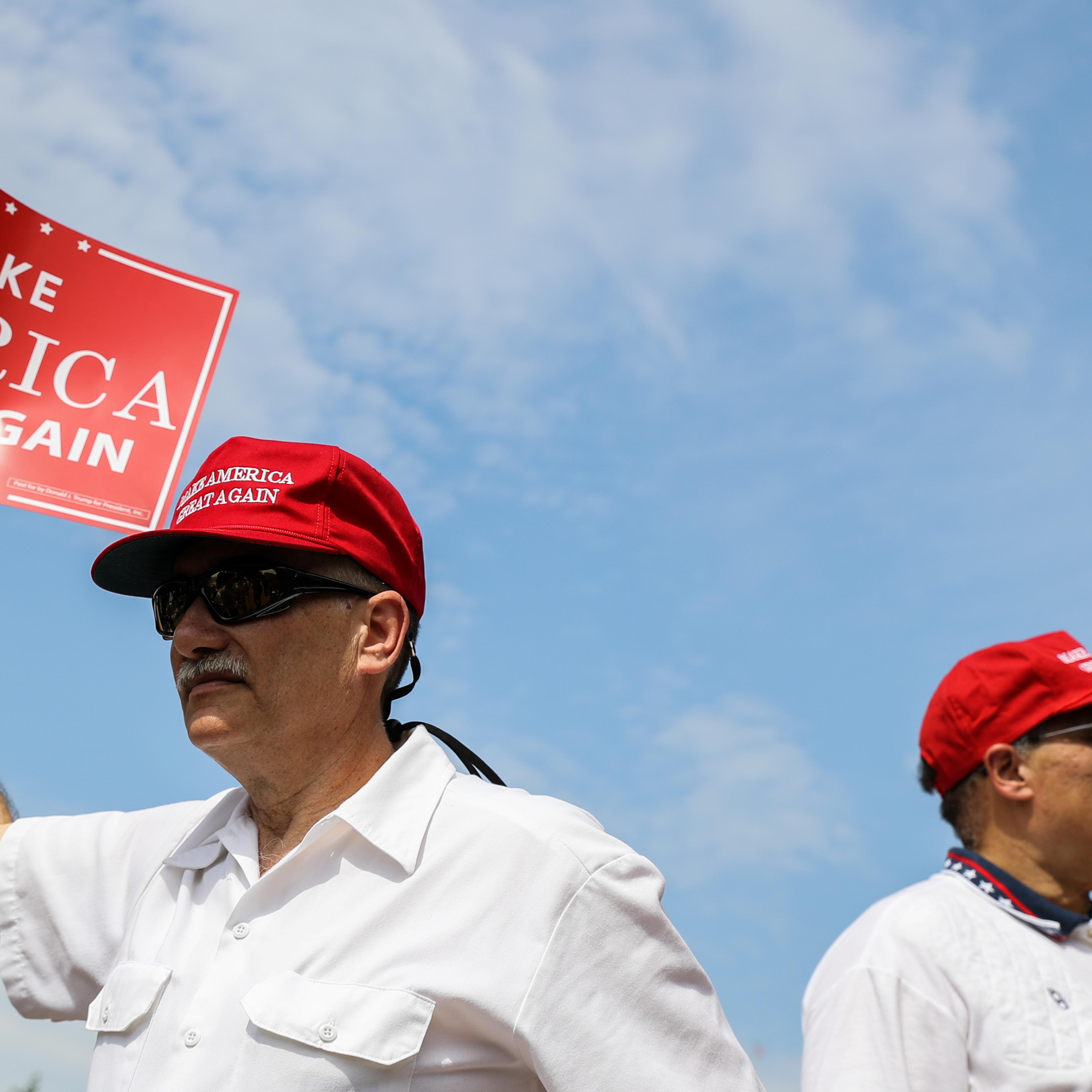 President Trump Supporters Hold Pittsburgh Not Paris Rally