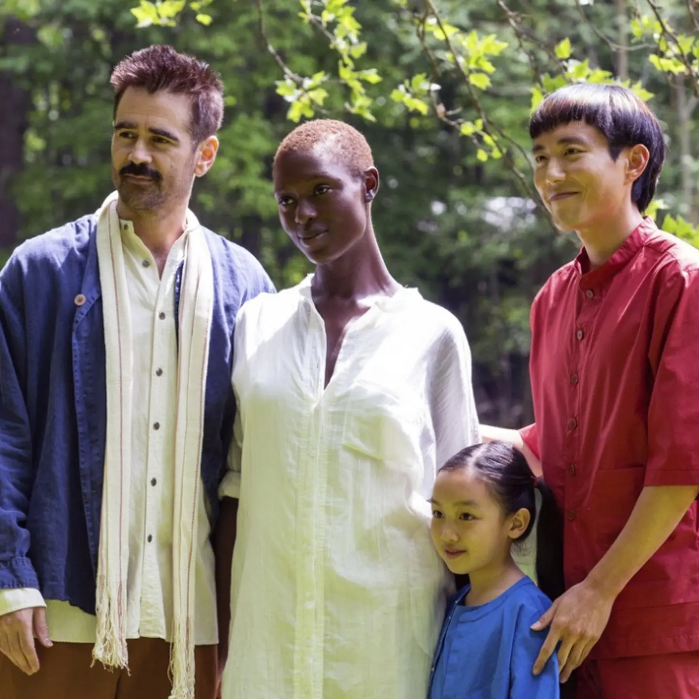 Colin Farrell, Jodie Turner-Smith, Malea Emma Tjandrawidjaja, and Justin H. Min star in 'After Yang'