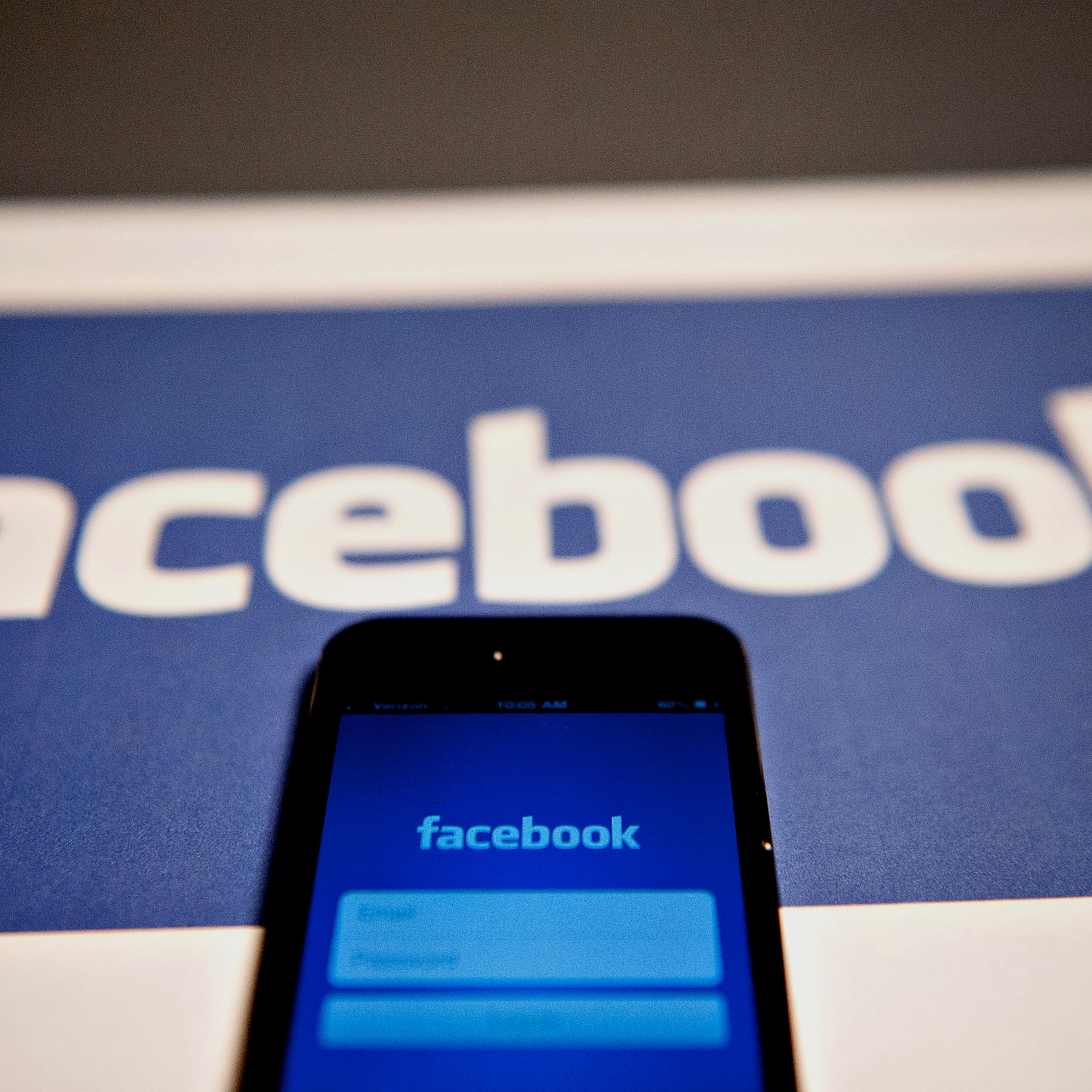 Views of The Facebook Inc. Logo Ahead of Earnings