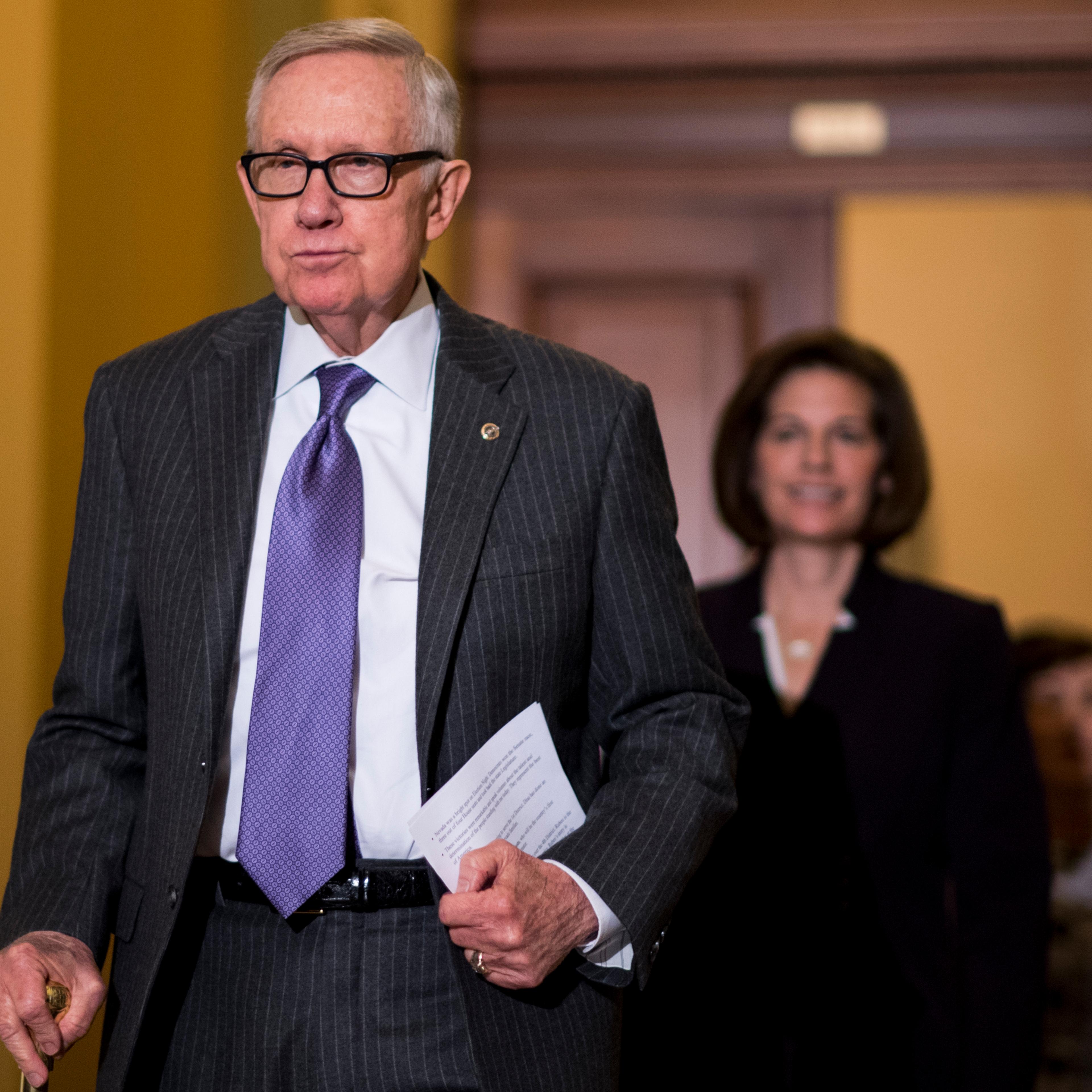 Senate Minority Leader Harry Reid and Nevada Democrats