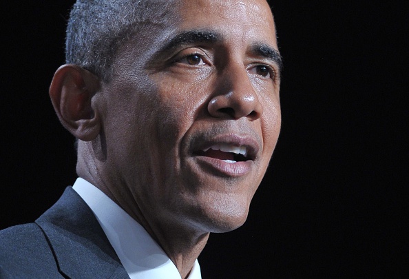 US President Barack Obama address the US Conference of Mayors during their annual meeting in San Francisco on June 19, 2015.