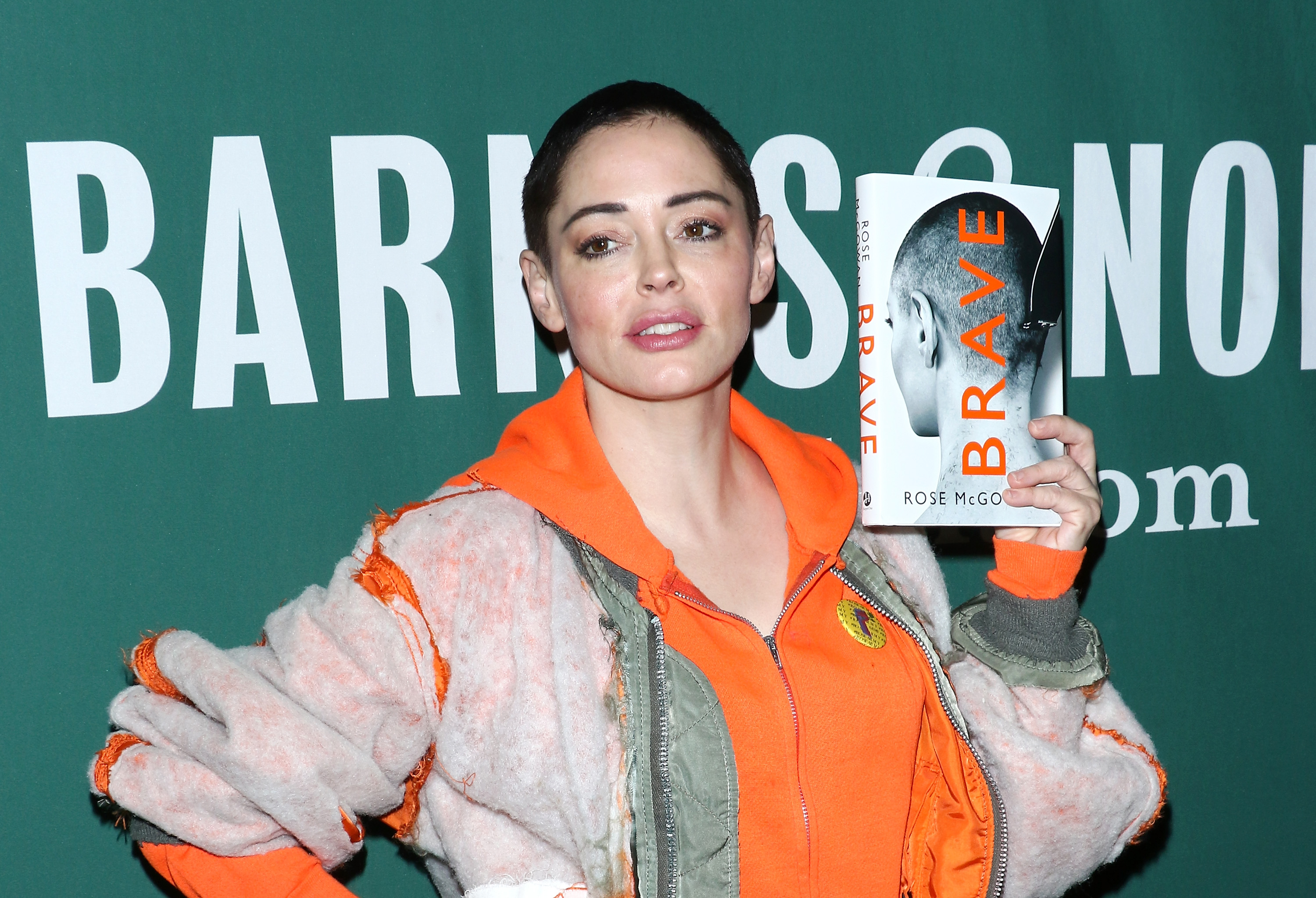 Rose McGowan Signs Copies Of Her Memoir "Brave"