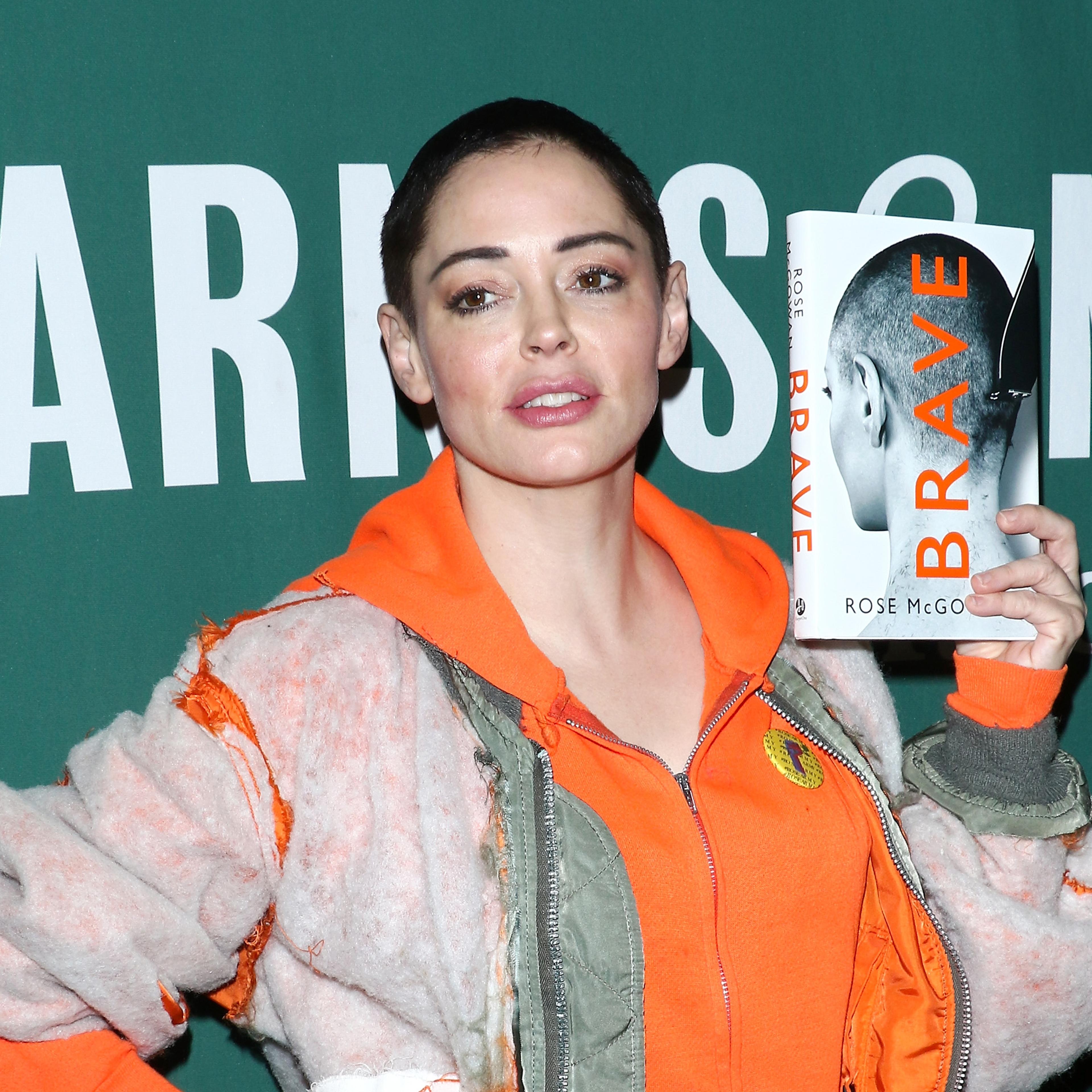 Rose McGowan Signs Copies Of Her Memoir "Brave"