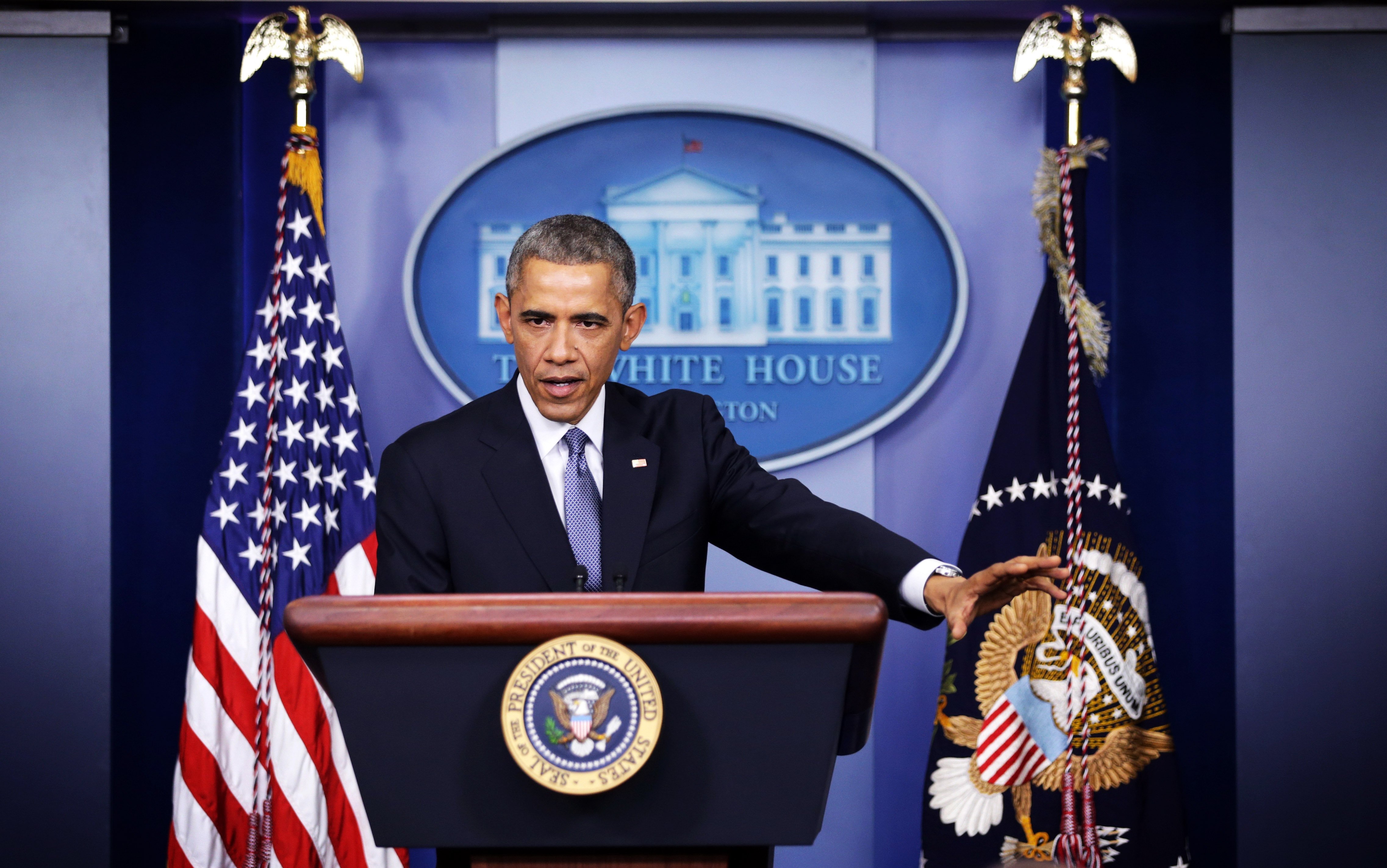 President Obama Holds End-Of-Year News Conference At The White House