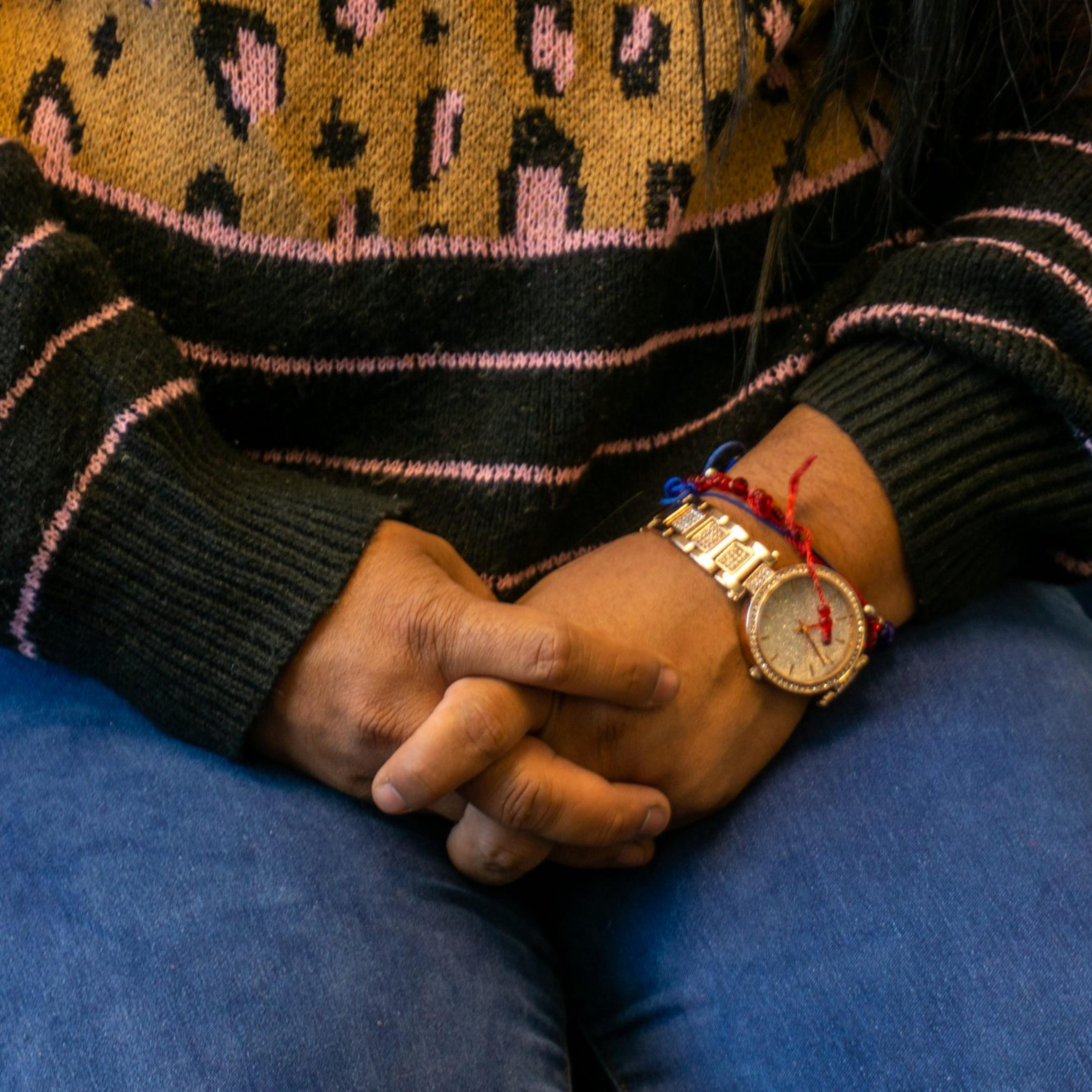Ana sits in Servicios de la Raza's office in Colorado Springs, CO on Oct. 15, 2020.