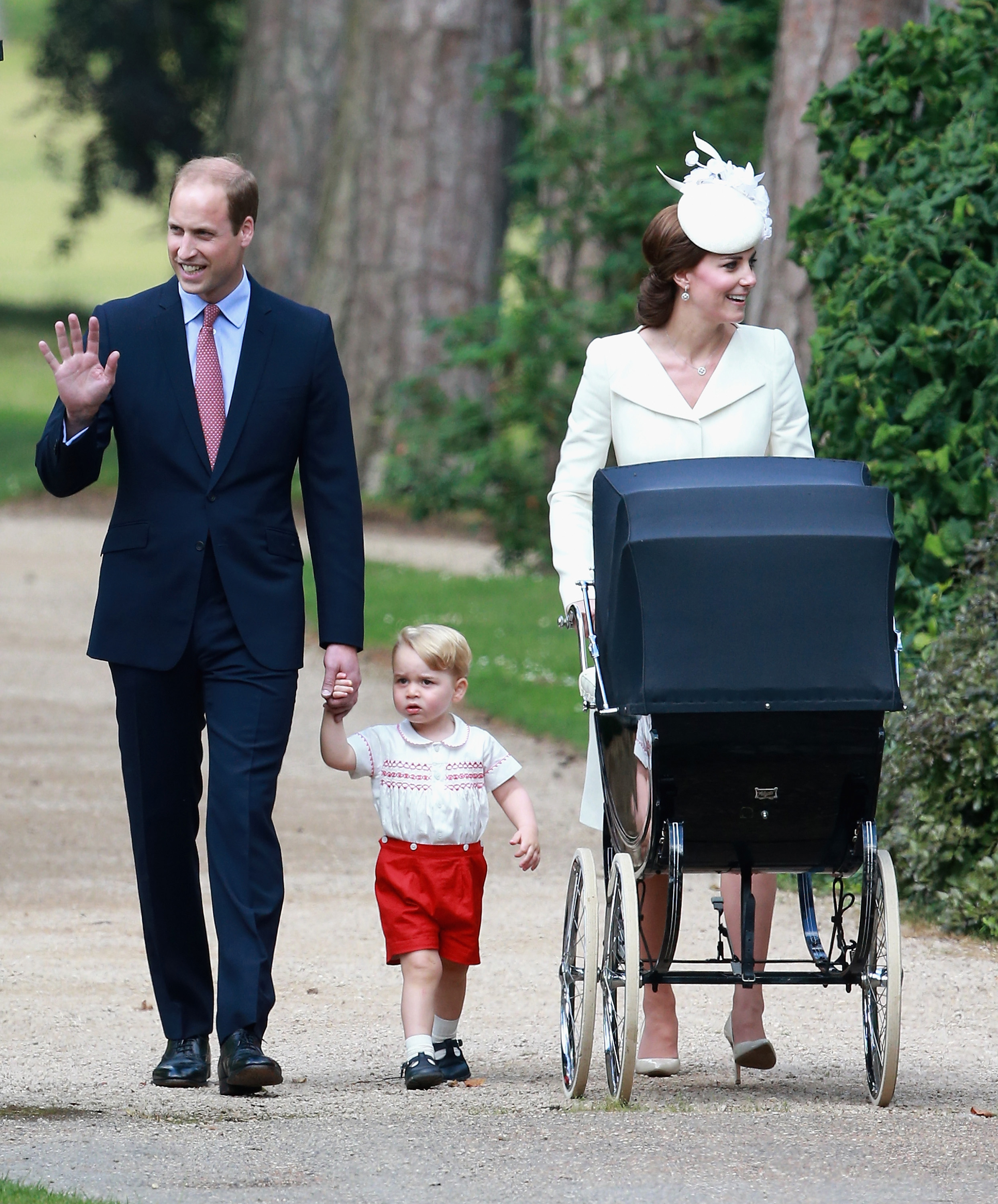 Christening Princess Charlotte prince george