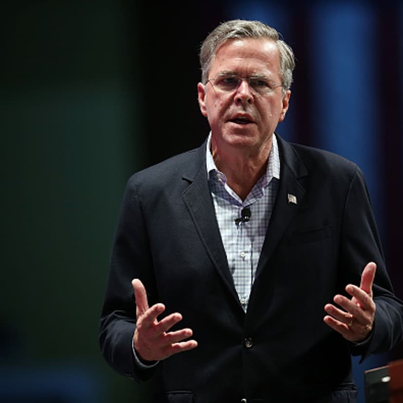 Republican presidential candidate former Florida Gov. Jeb Bush speaks during the Sunshine Summit conference being held at the Rosen Shingle Creek on November 13, 2015 in Orlando, Florida.