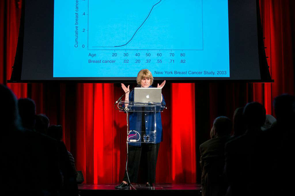Mary Claire King presents at World Science Festival 2014 in New York City