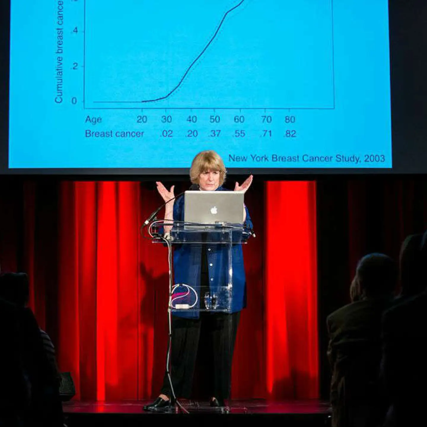 Mary Claire King presents at World Science Festival 2014 in New York City