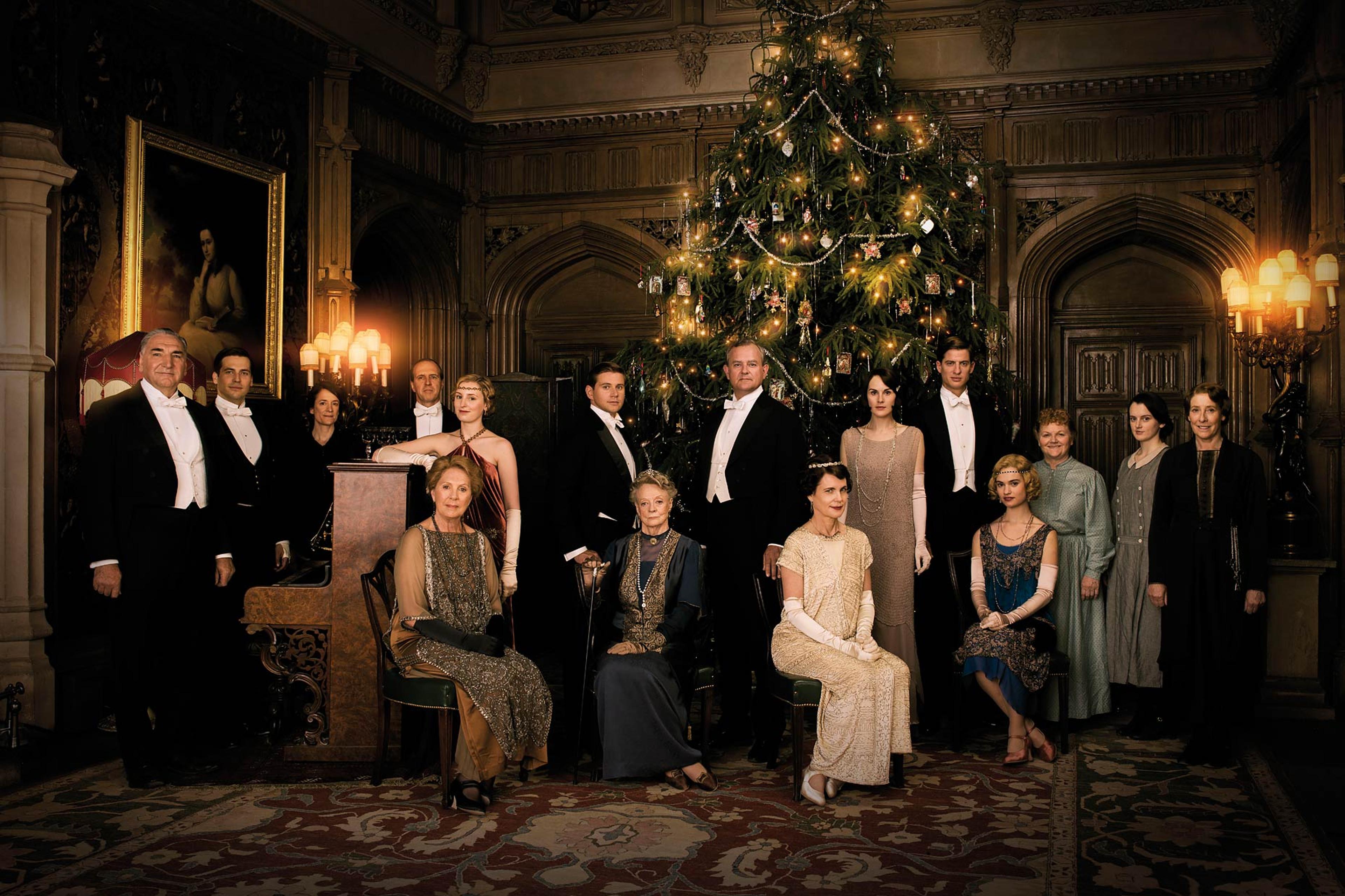 Downton Abbey, Season 5 on MASTERPIECE on PBSSundays, January 4 - March 1, 2015 at 9pm ETJIM CARTER as Mr Carson, ROBERT JAMES-COLLIER as Thomas, RAQUEL CASSIDY as Baxter, KEVIN DOYLE as Molesley, LAURA CARMICHAEL as Lady Edith Crawley, PENELOPE WILTON a