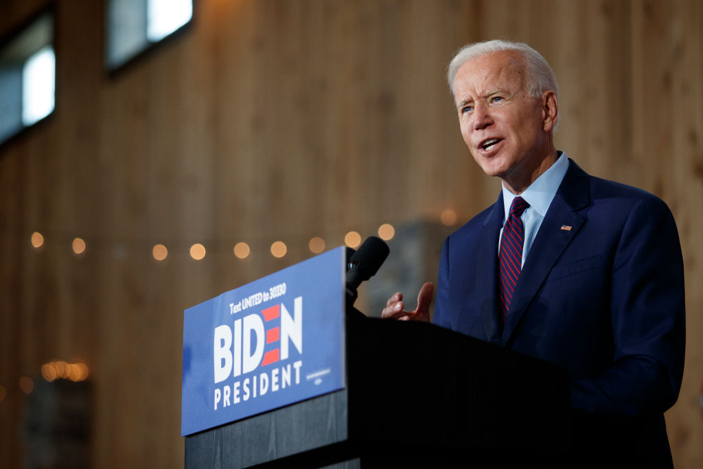 Democratic Presidential Candidate Joe Biden Speaks On White Nationalism In Iowa