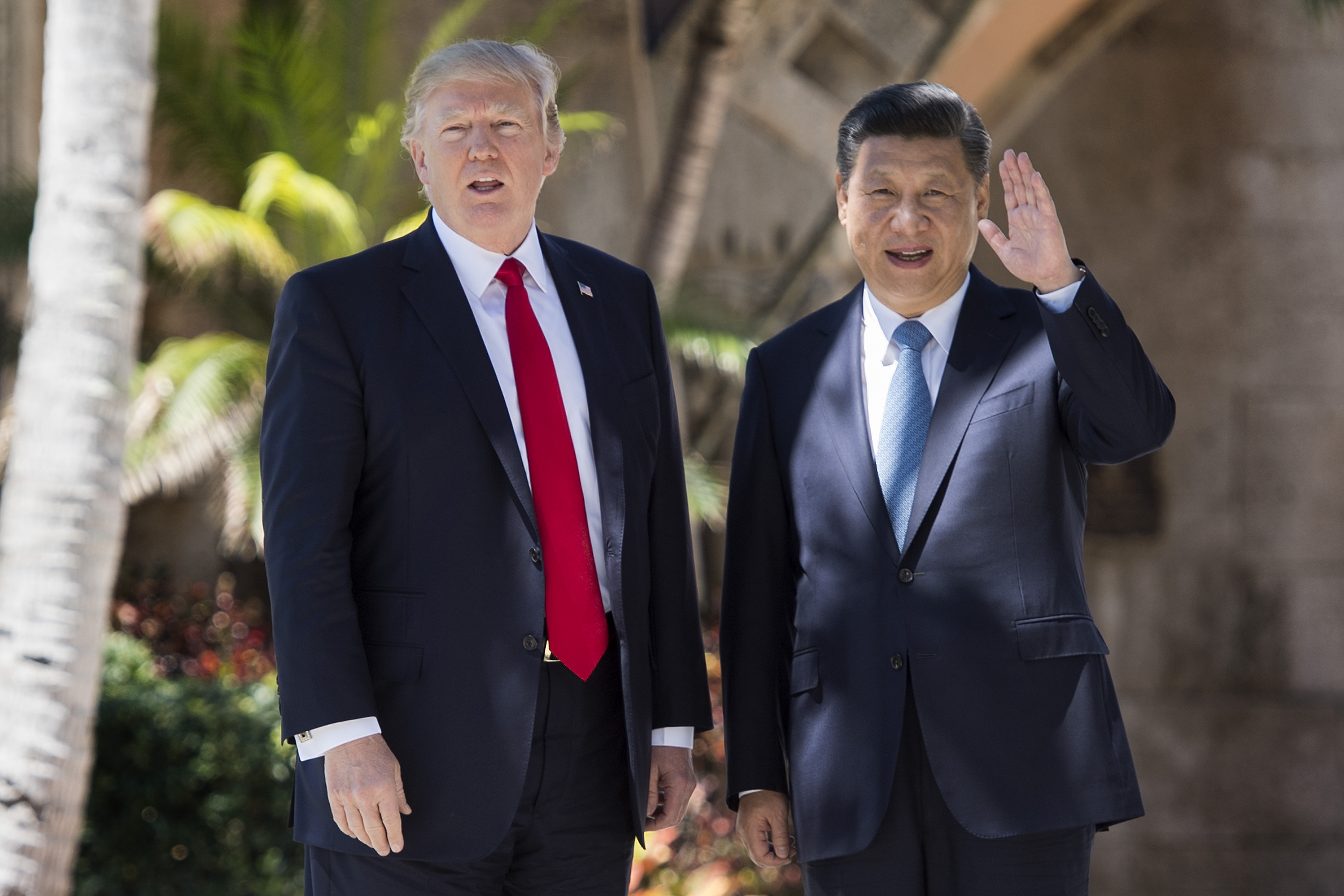 Xi Jinping and President Trump Meeting