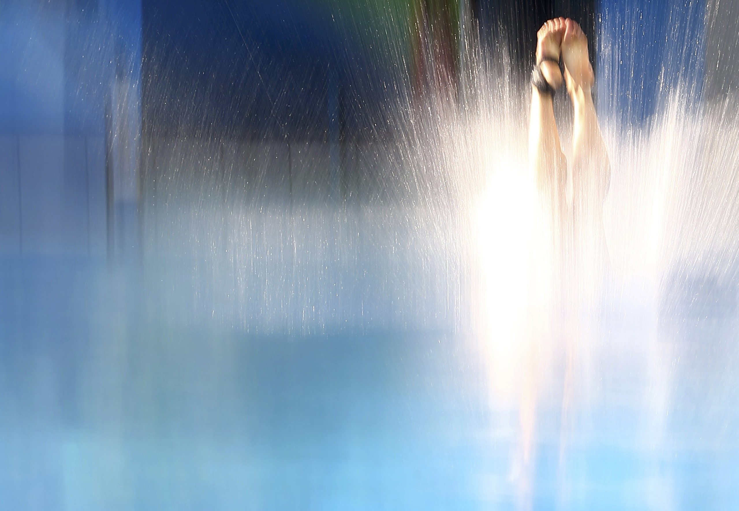 Pandelela Rinong Pamg of Malaysia competes in the Women's 10m Platform Preliminary at the Maria Lenk Aquatics Centre in Rio de Janeiro, Brazil, Aug. 17, 2016.