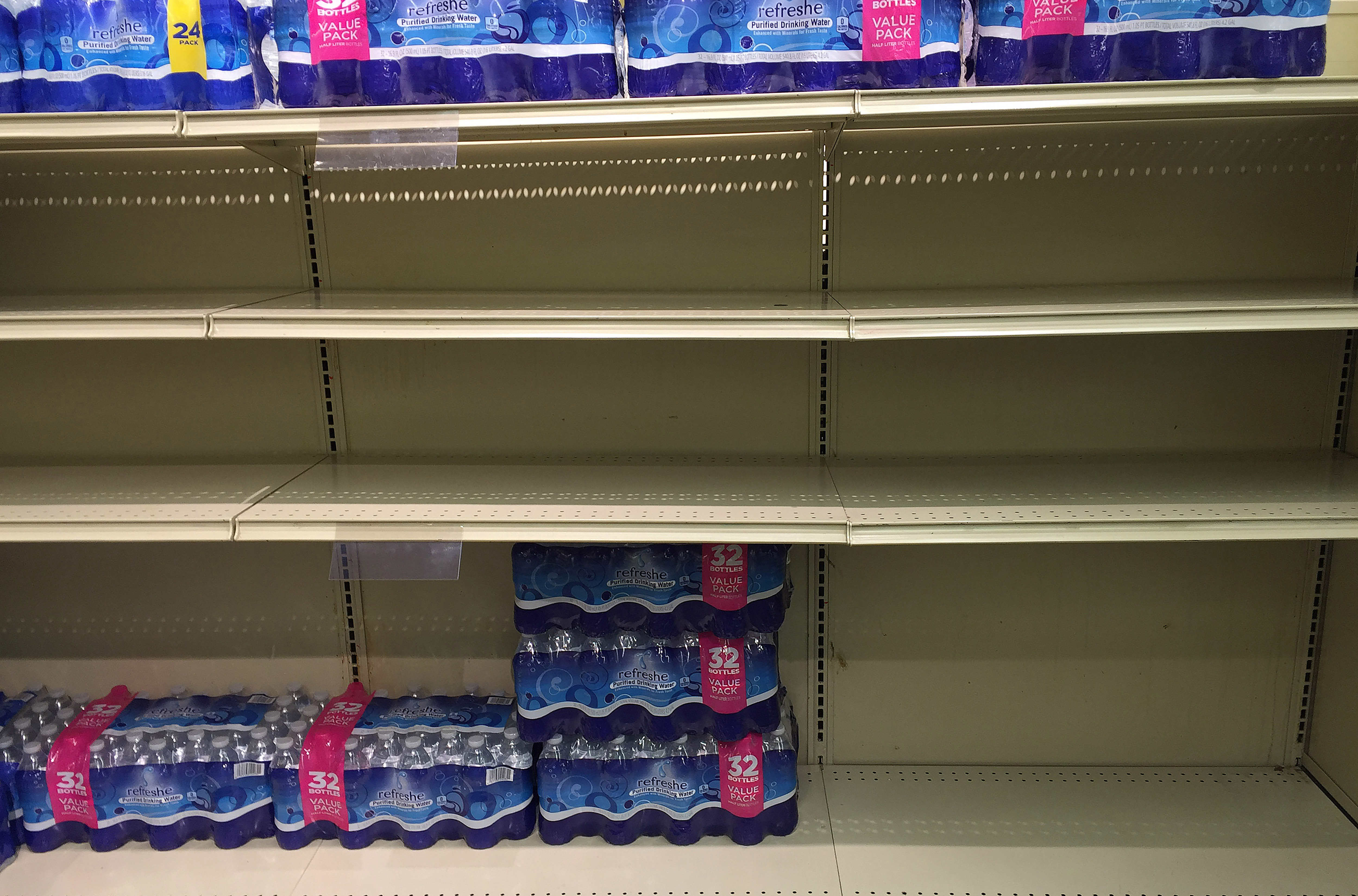 water bottles east coast blizzard