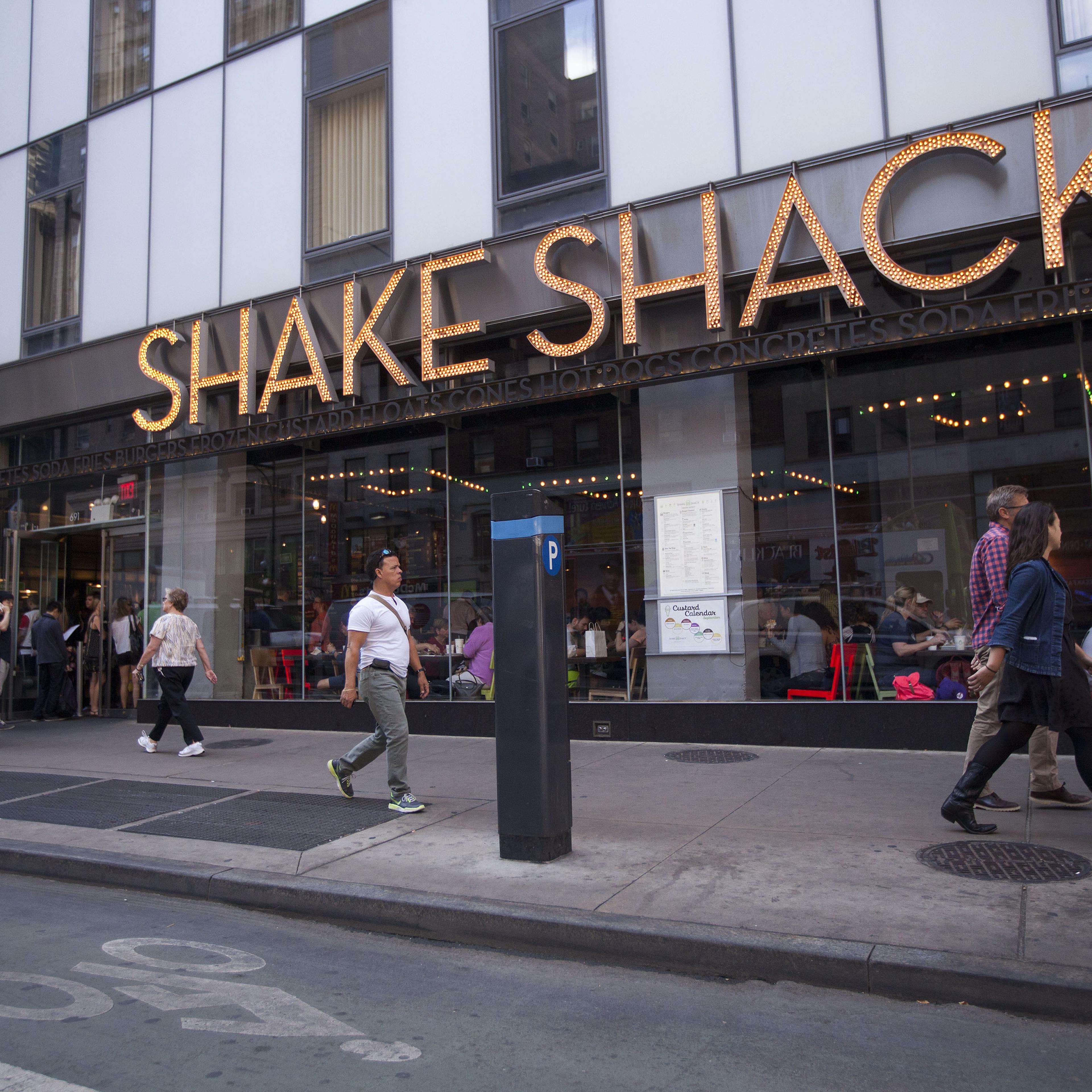 A Shake Shack restaurant in New York City.
