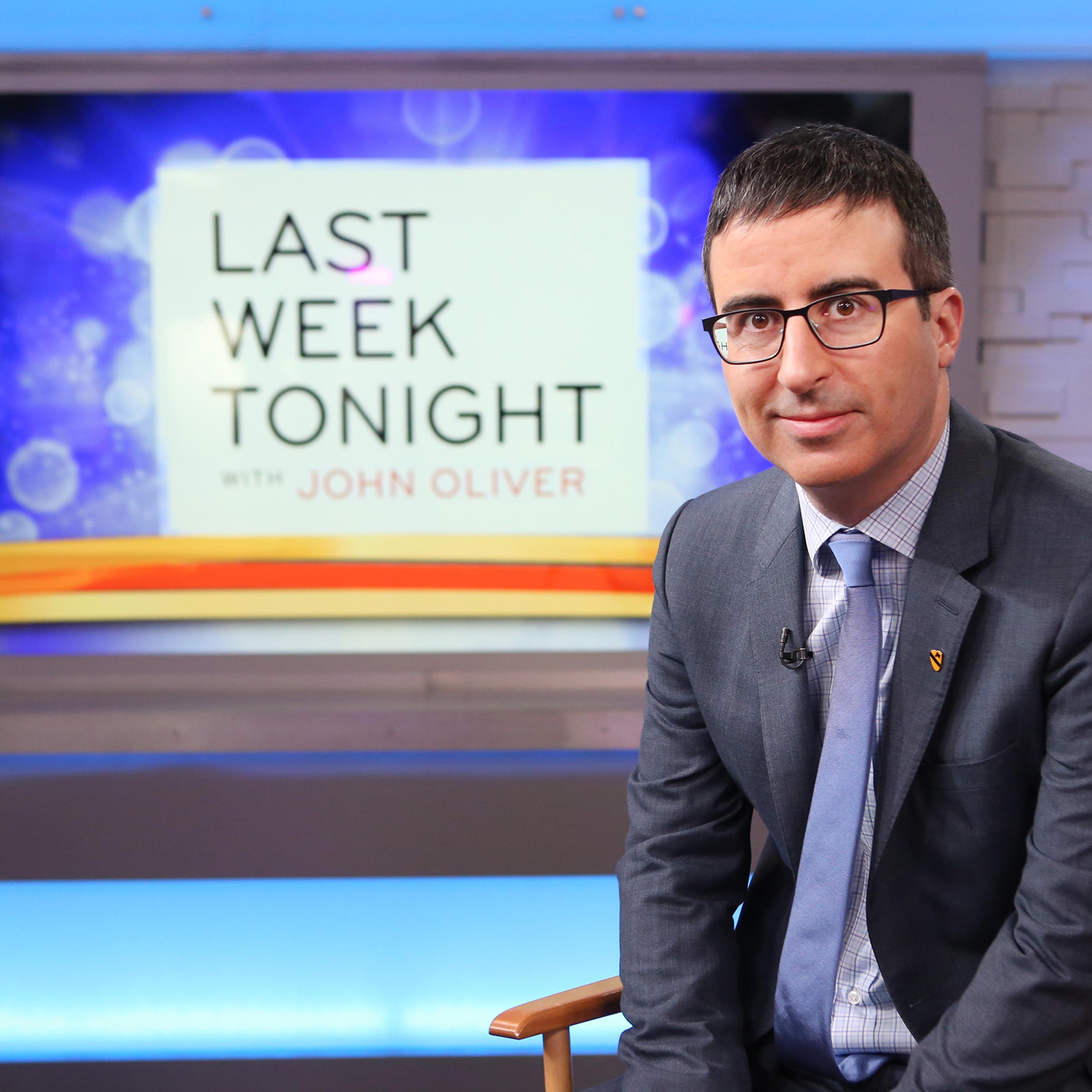 John Oliver is a guest on "Good Morning America" on ABC, Feb. 6, 2015.