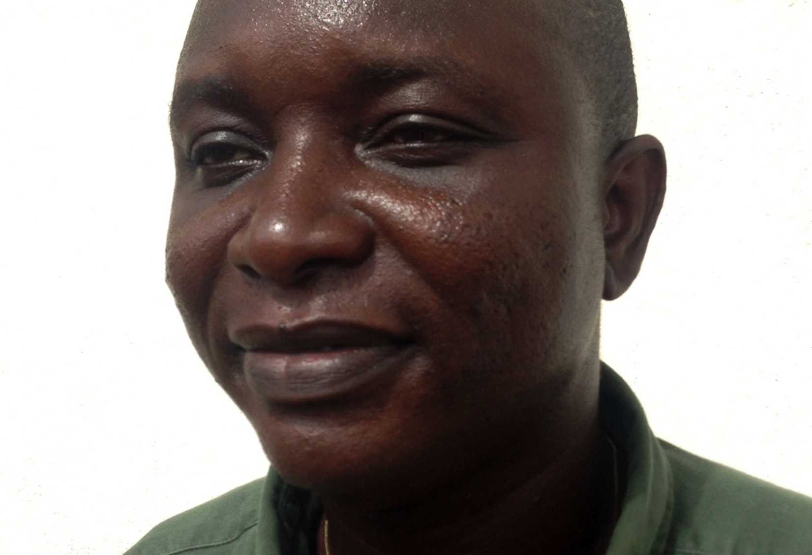 Sheikh Umar Khan, head doctor fighting the deadly tropical virus Ebola in Sierra Leone, poses for a picture in Freetown on June 25, 2014