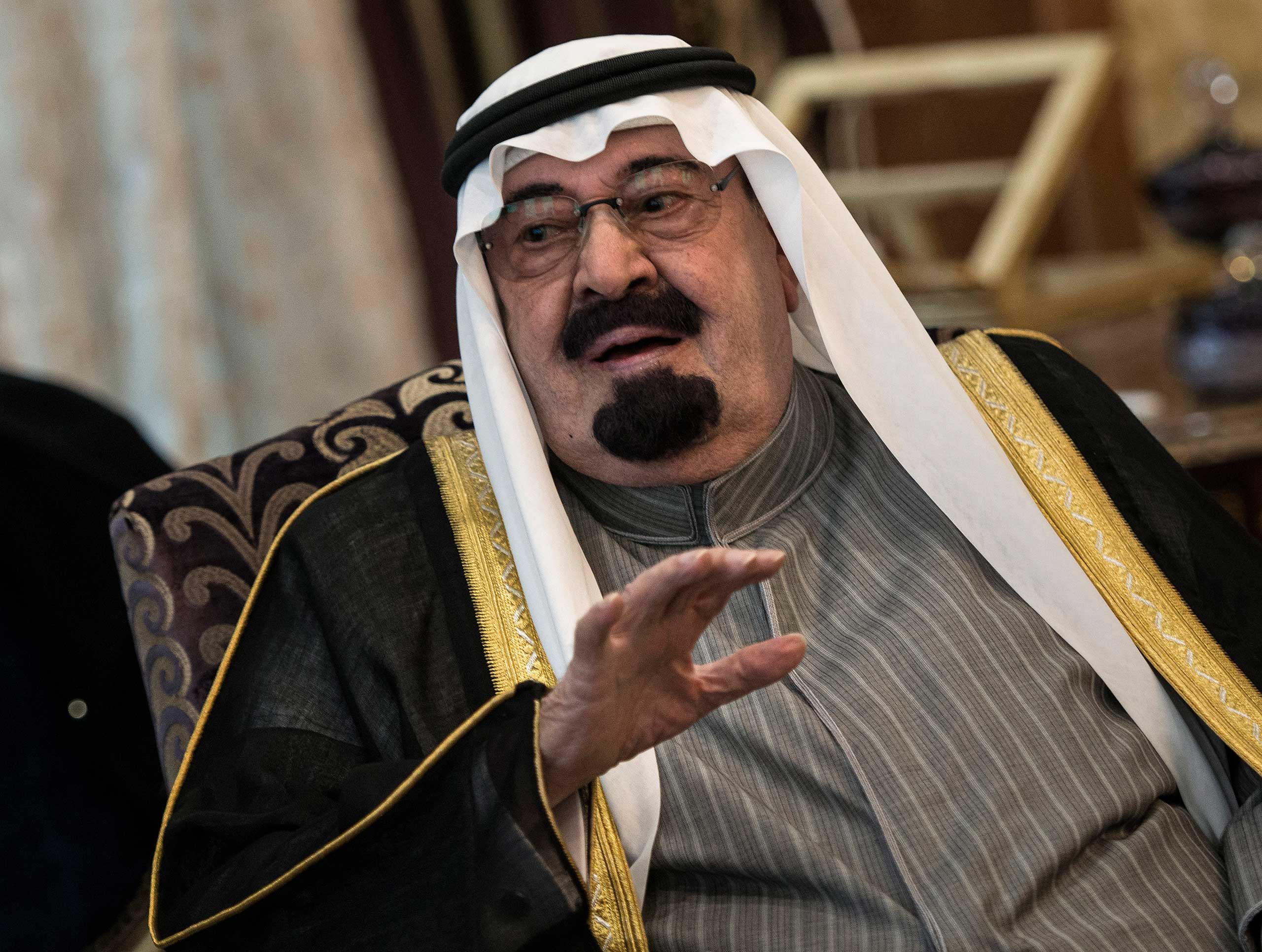 King Abdullah in 2014.