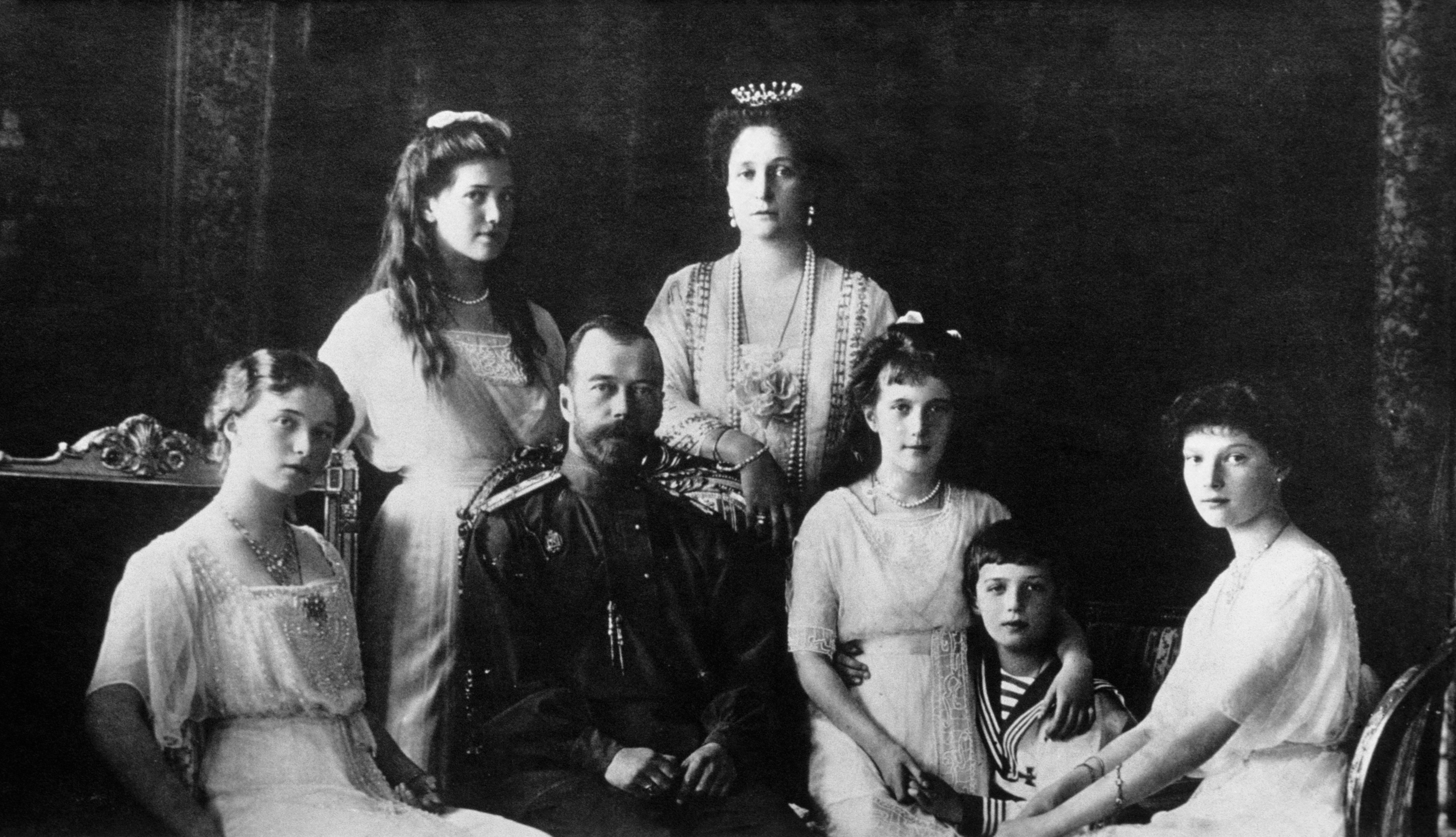 Portrait de la famille Romanov
