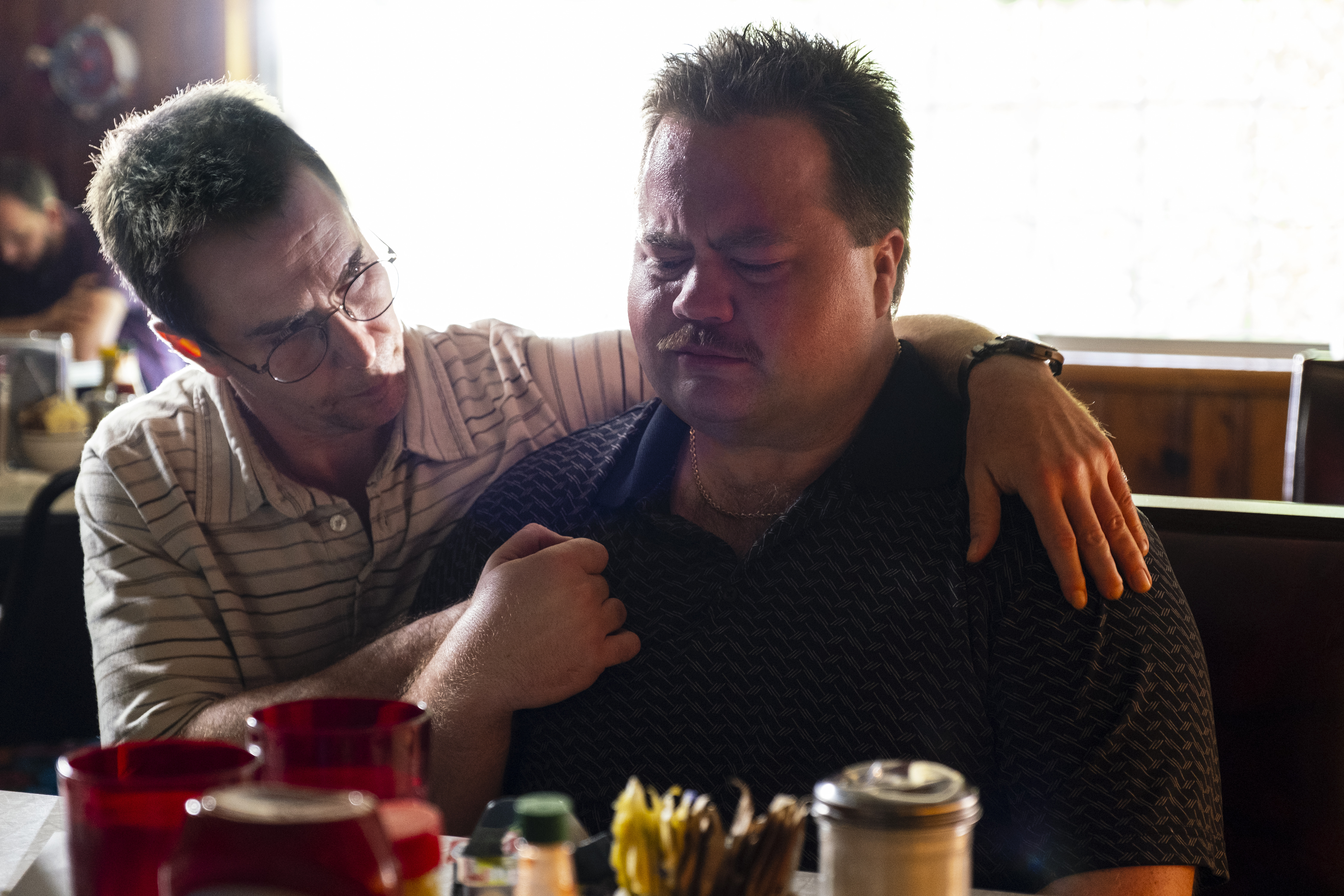 Sam Rockwell and Paul Walter Hauser in 'Richard Jewell'