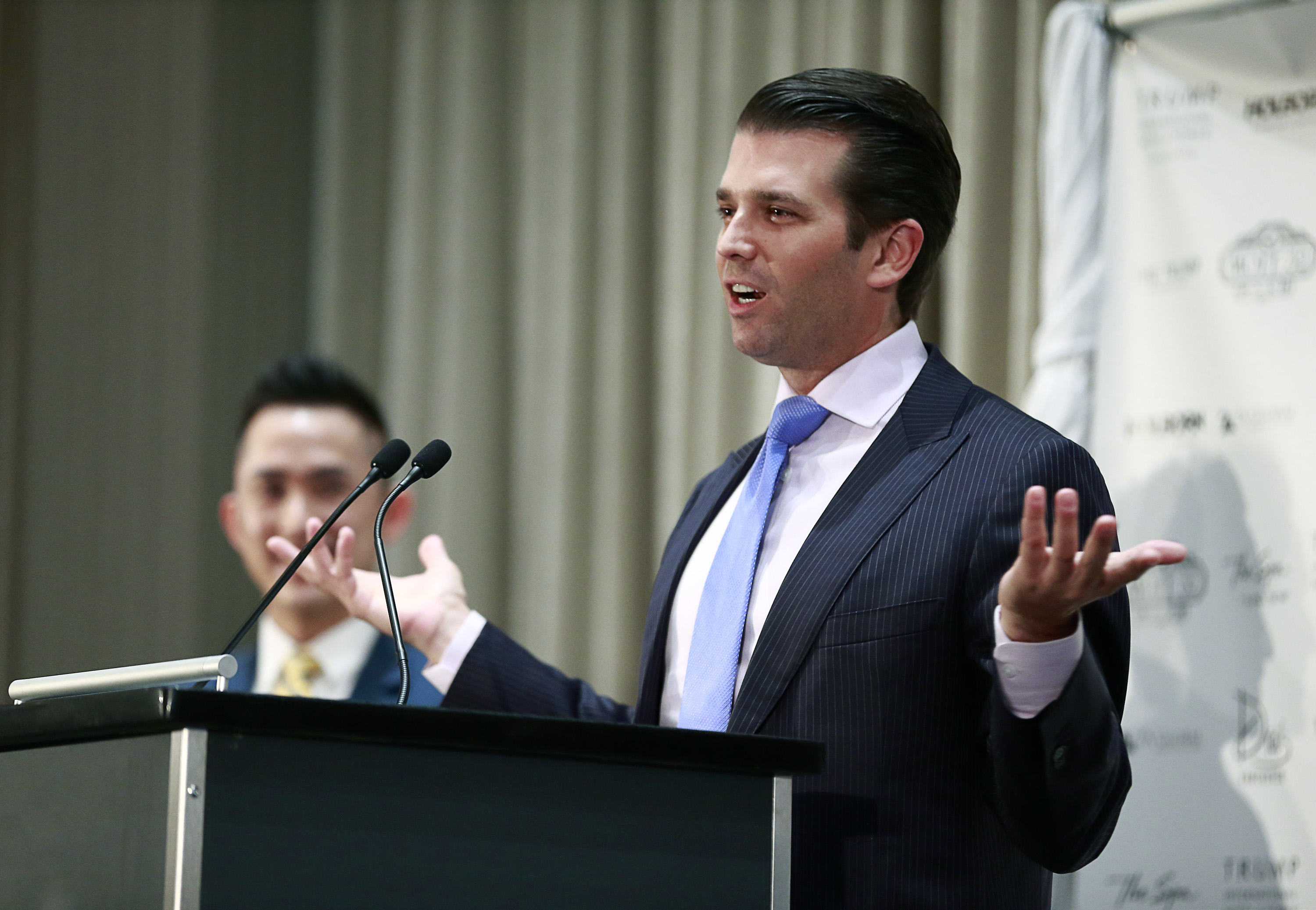 Donald Jr. And Eric Trump Attend Opening Of Trump International Hotel &amp; Tower In Vancouver