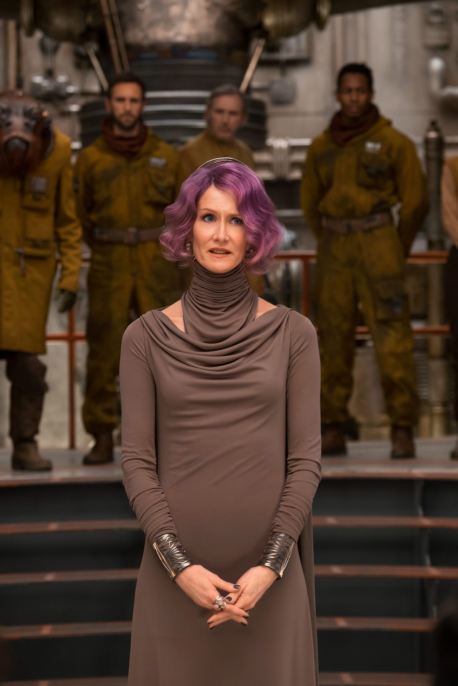 Laura Dern is Vice Admiral Holdo in THE LAST JEDI.