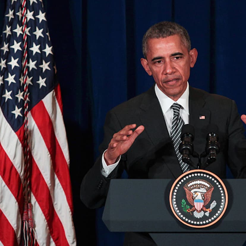 U.S. President Barack Obama speak to media during news conference on November 22, 2015 in Kuala Lumpur, Malaysia.