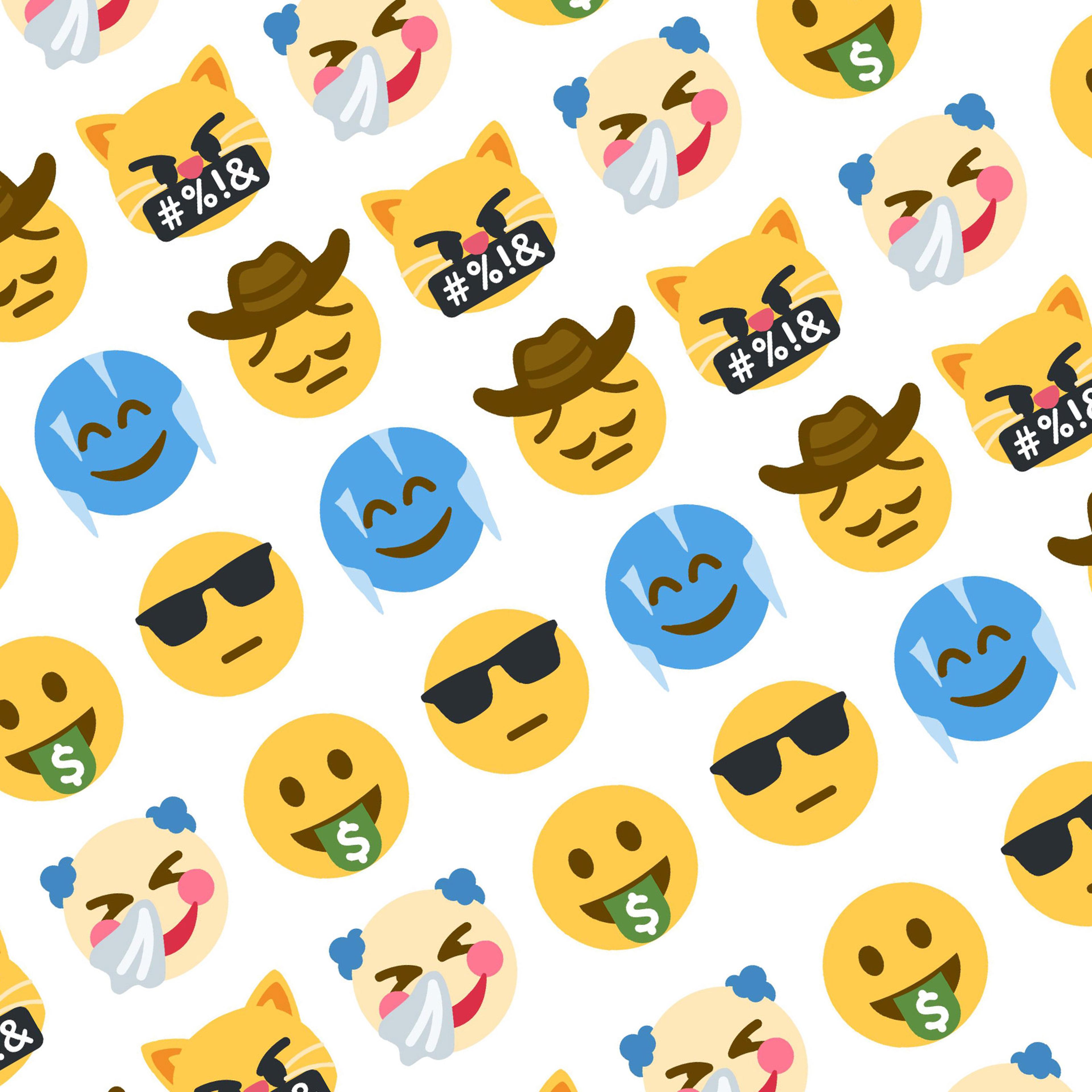 Emojis made with Emoji Mashup Bot